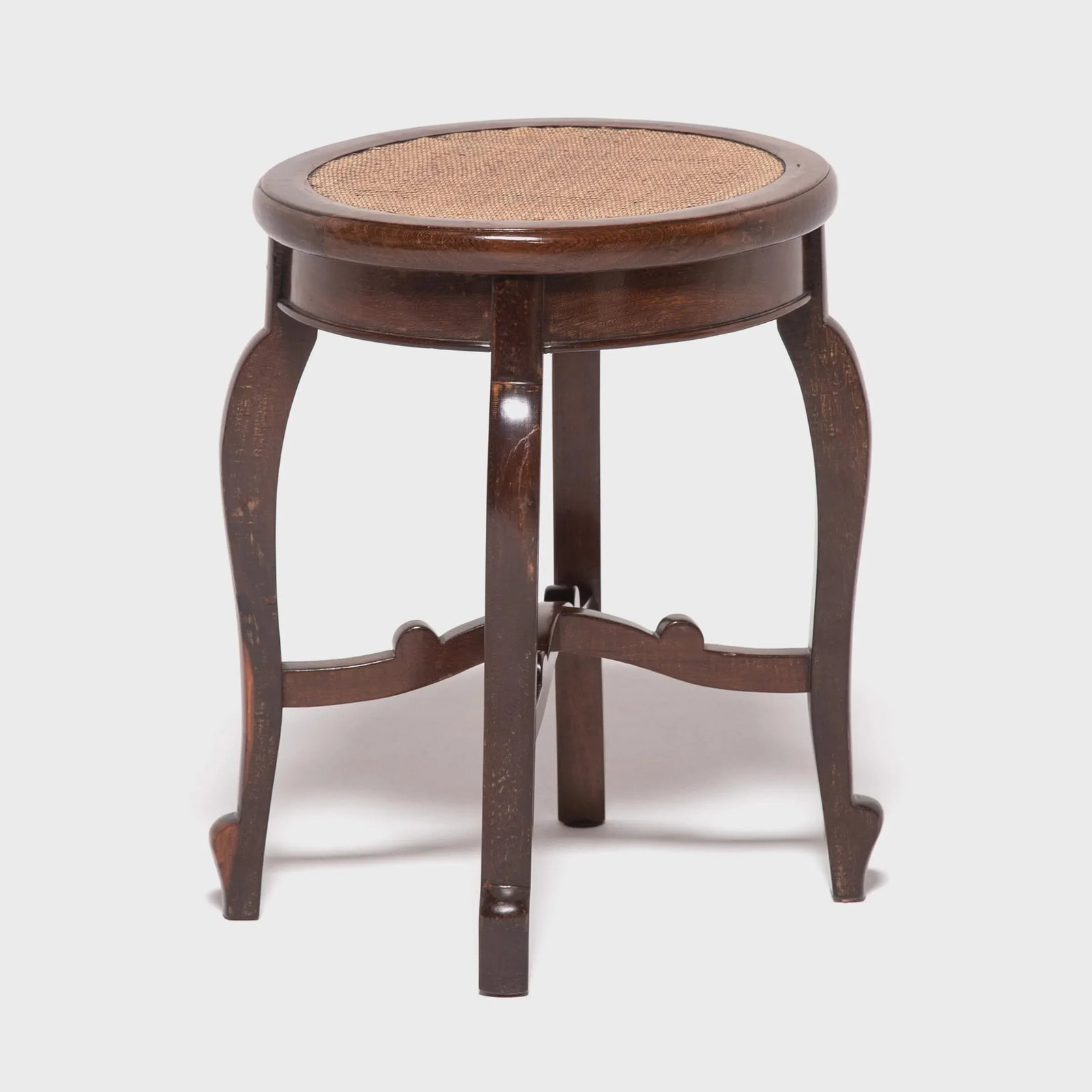 Chinese en Pointe Oval Woven Top Stool - 3