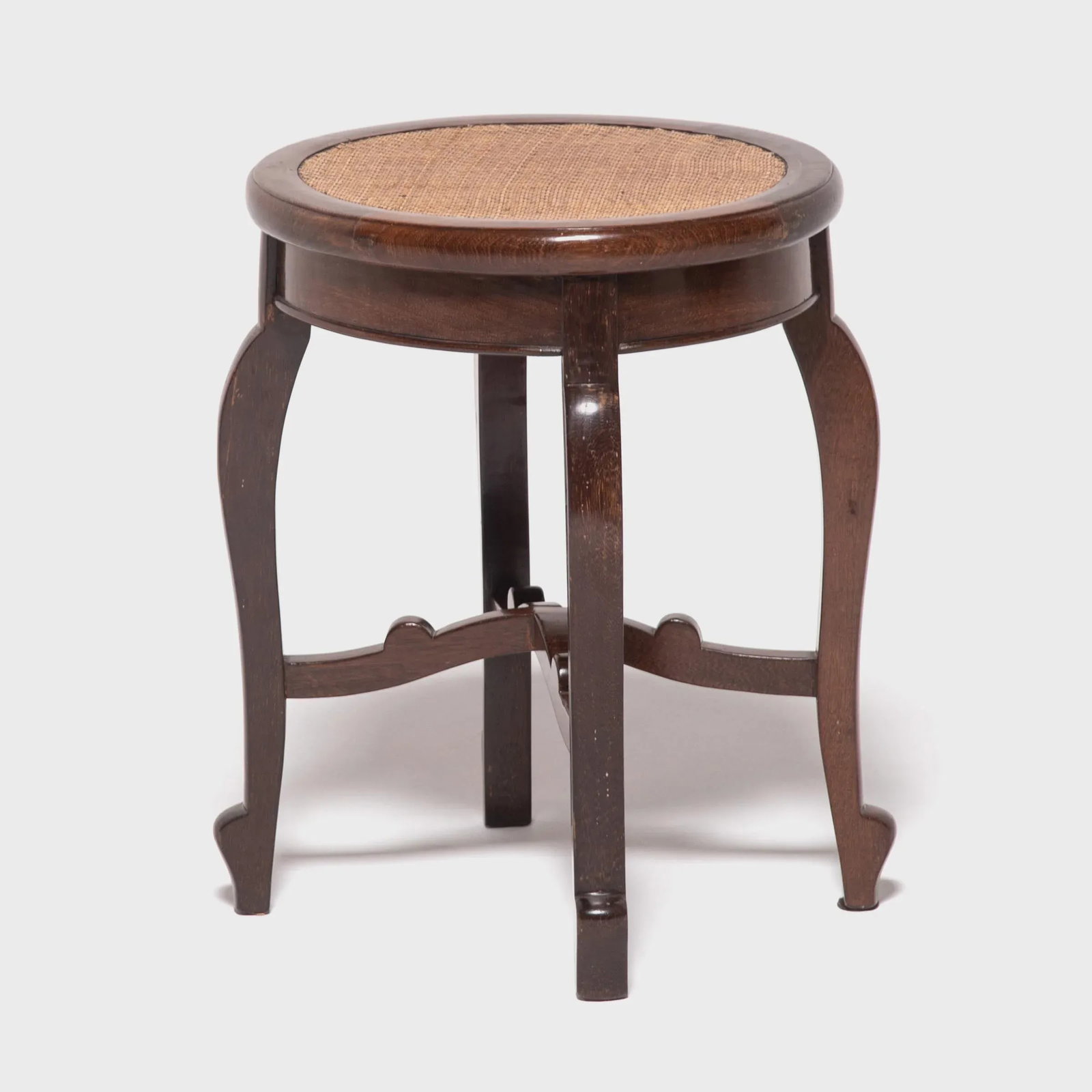 Chinese en Pointe Oval Woven Top Stool - 5