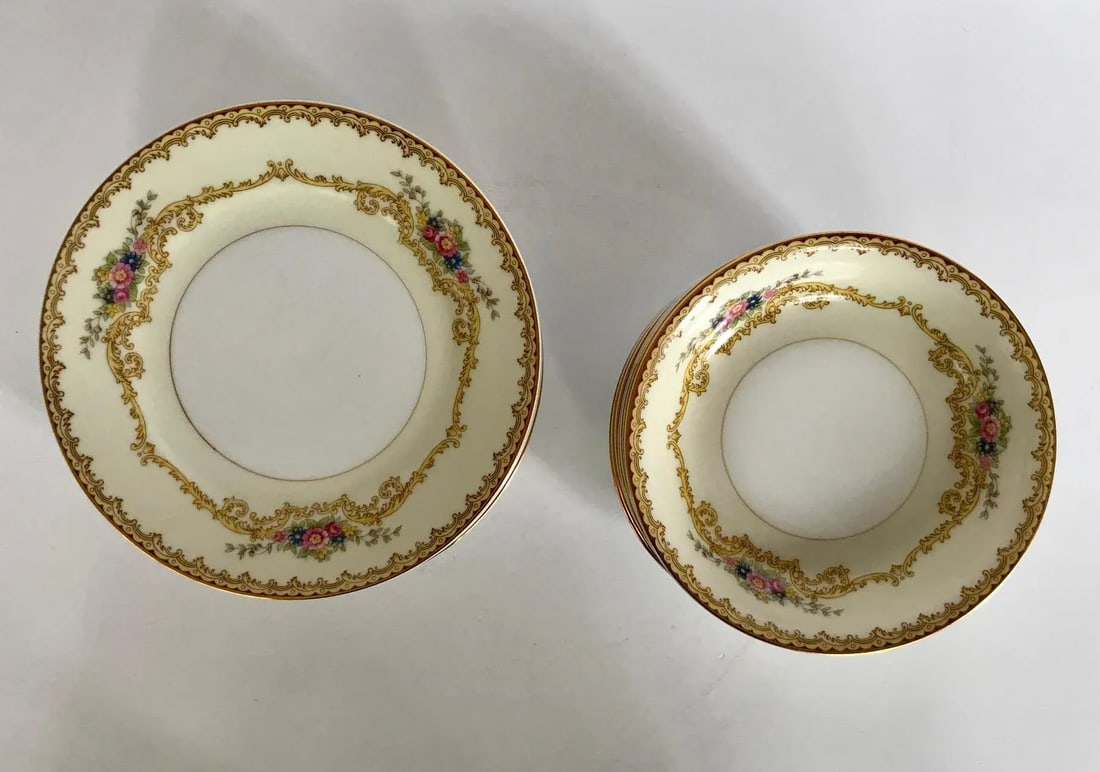 Vintage Noritake China Farland Pattern - Set of 50 - 5