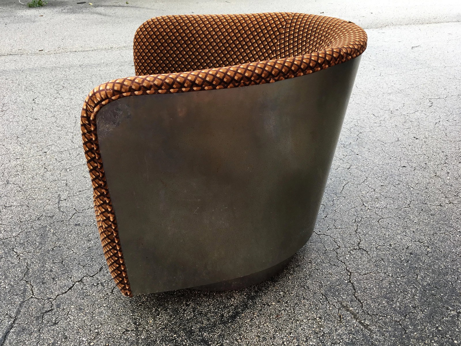 Chrome Wrapped Swivel Chair by Milo Baughman for Thayer Coggin - 2
