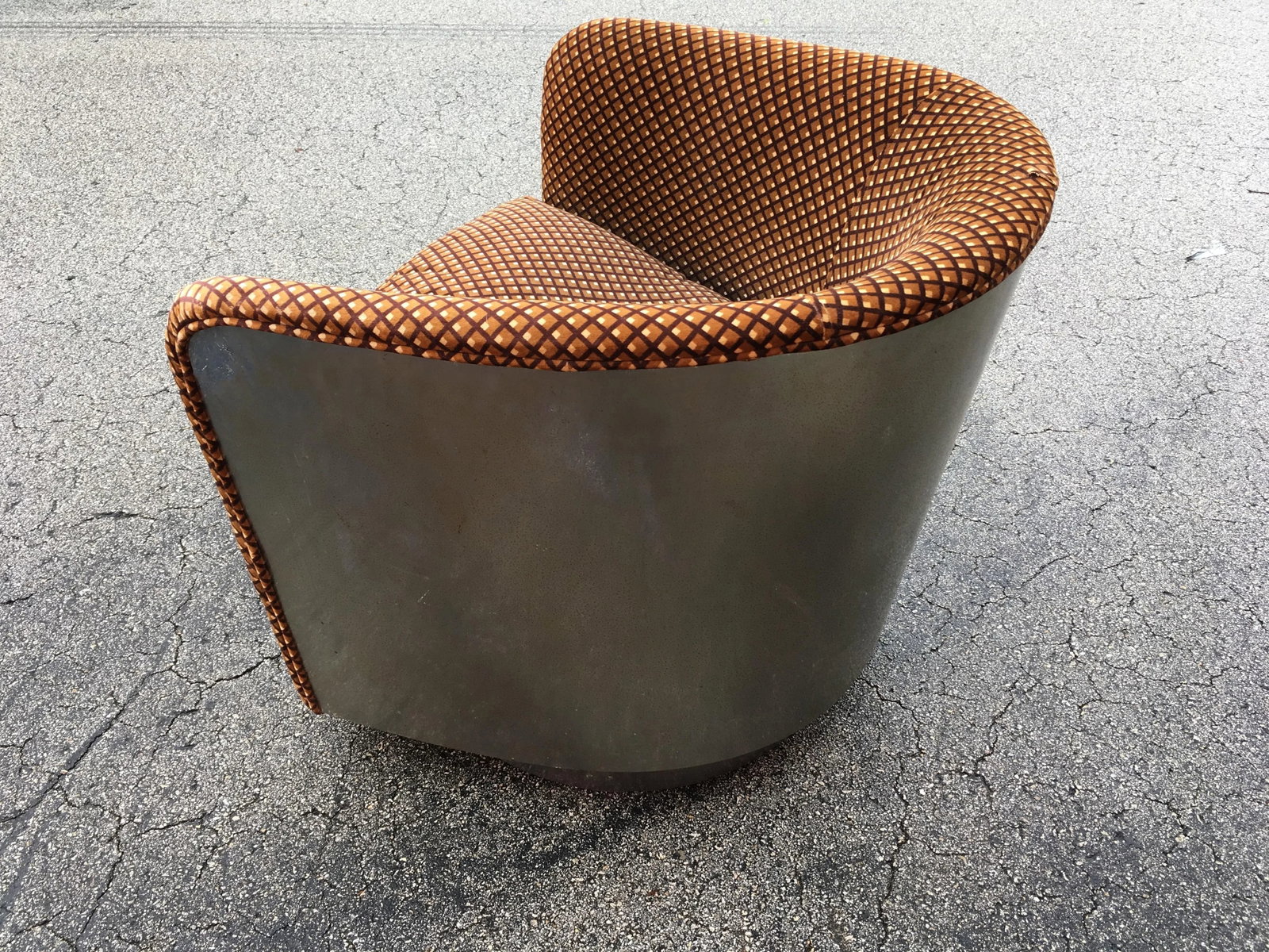 Chrome Wrapped Swivel Chair by Milo Baughman for Thayer Coggin - 5