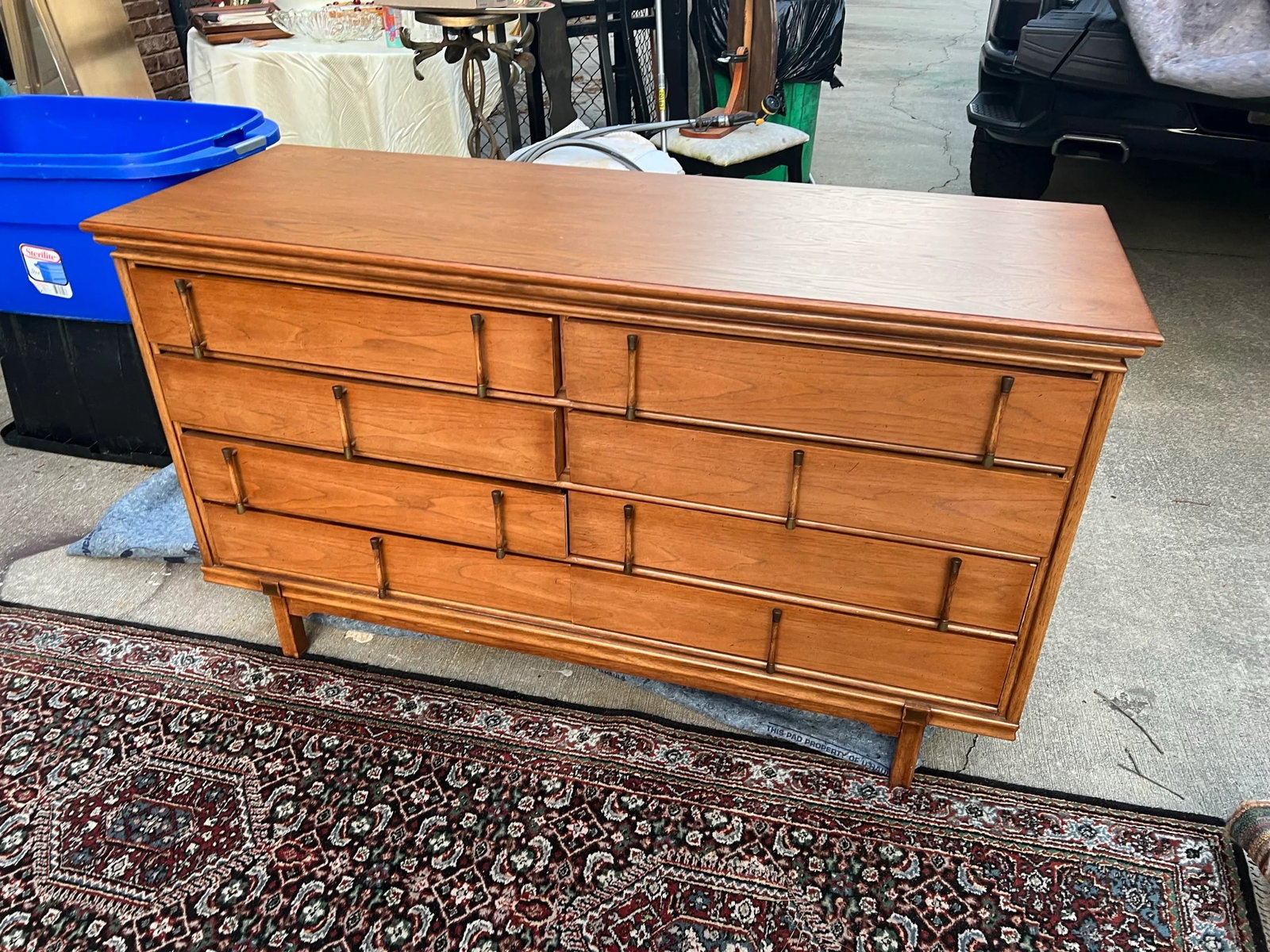 1970s Wooden Thomasville Tamerlane Dresser - 6