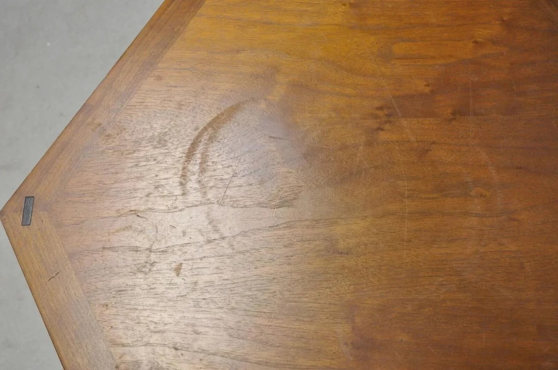 Mid 20th Century Lane Altavista Mid Century Modern Walnut 2 Door Side Drum Cabinet End Table - 8