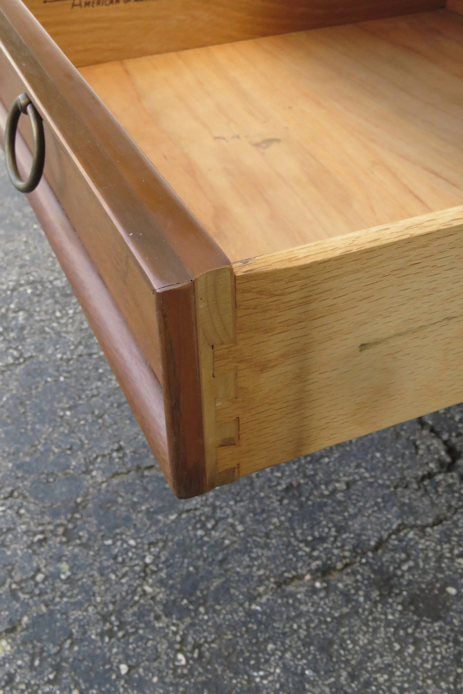 American of Martinsville Mid Century Modern Side End Lamp Table 5977 - 6