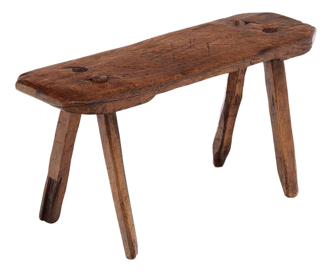 Italian Arte Povera Antique Stool (1 of 10)