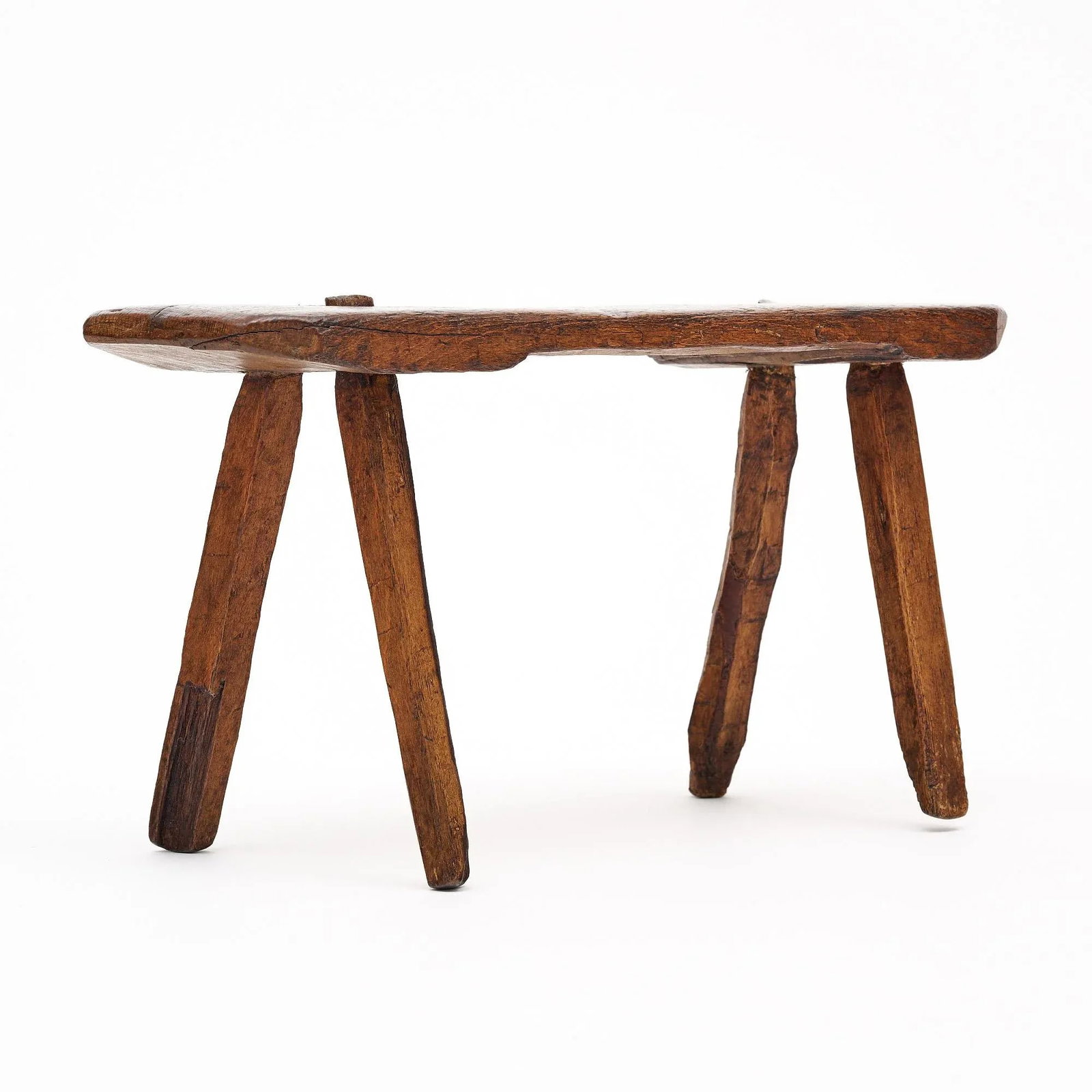 Italian Arte Povera Antique Stool - 5