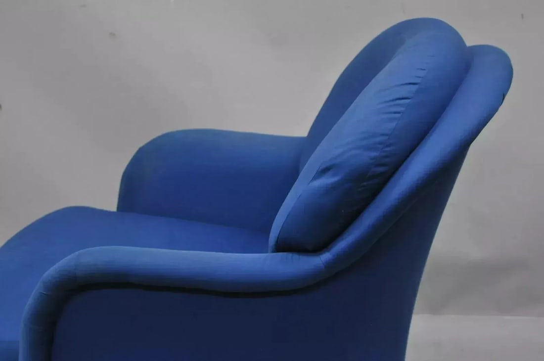 Late 20th Century Milo Baughman Thayer Coggin Mid Century Modern Swivel Tilt Club Lounge Chair - 5