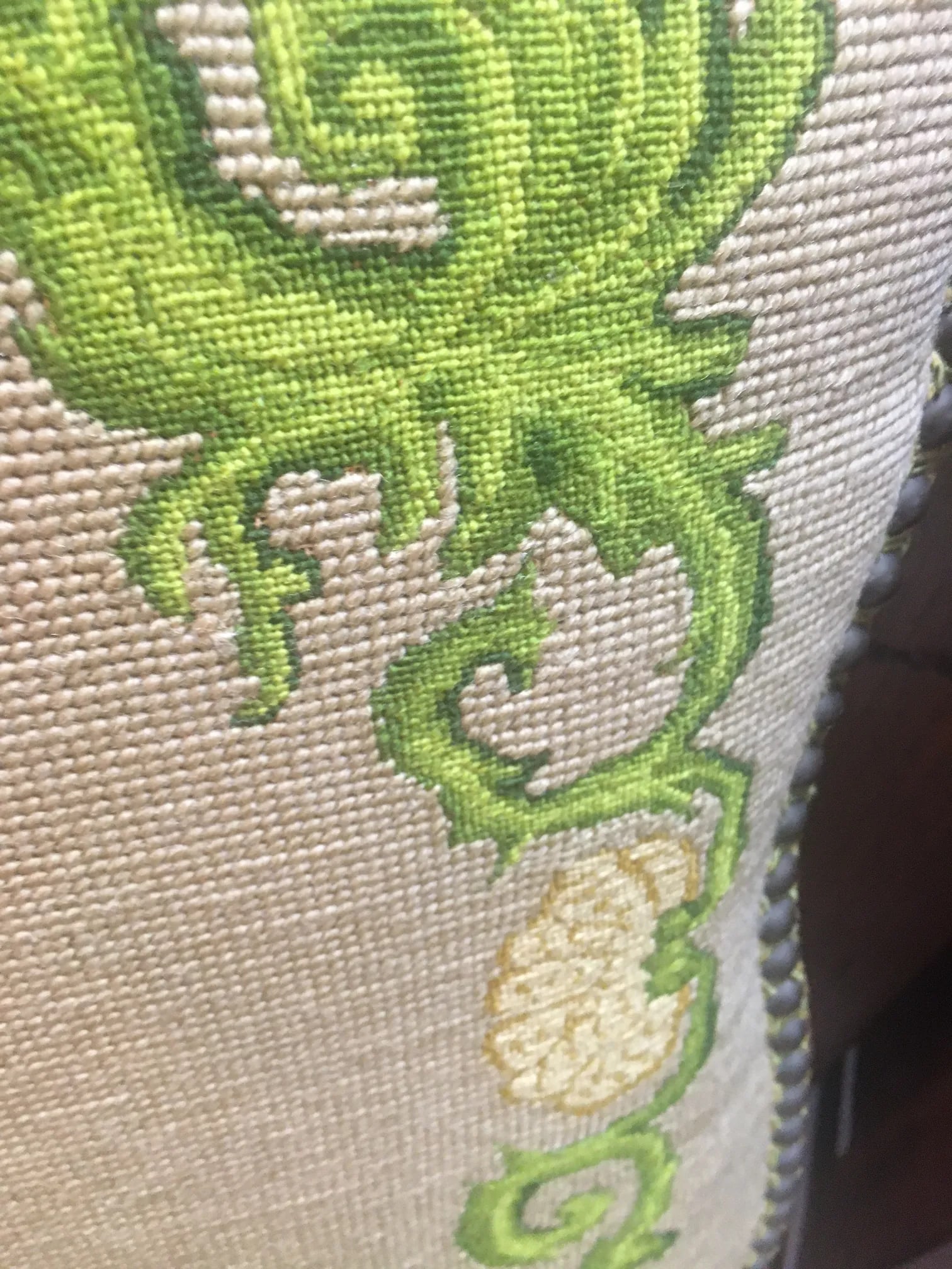 Early 1800s Regency Walnut Side Chair Side Chair With Needlepoint Upholstery - 2