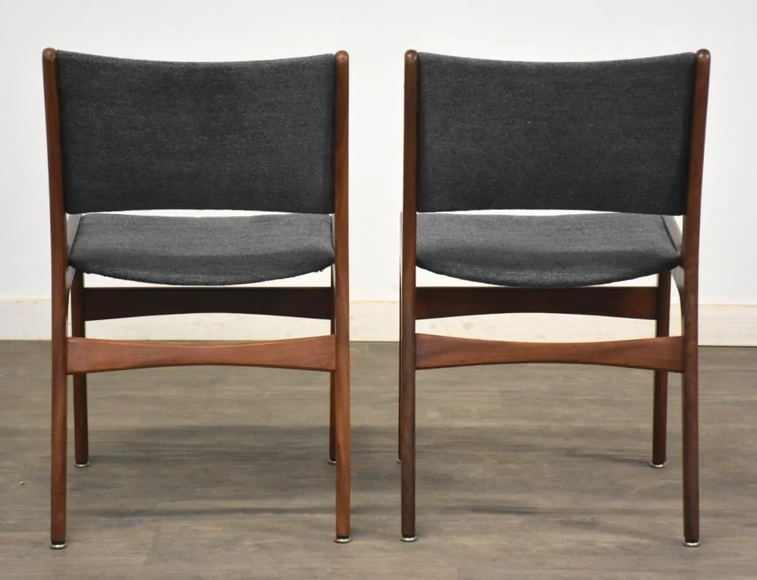 1960s Erik Buch Dining Chairs - a Pair - 5
