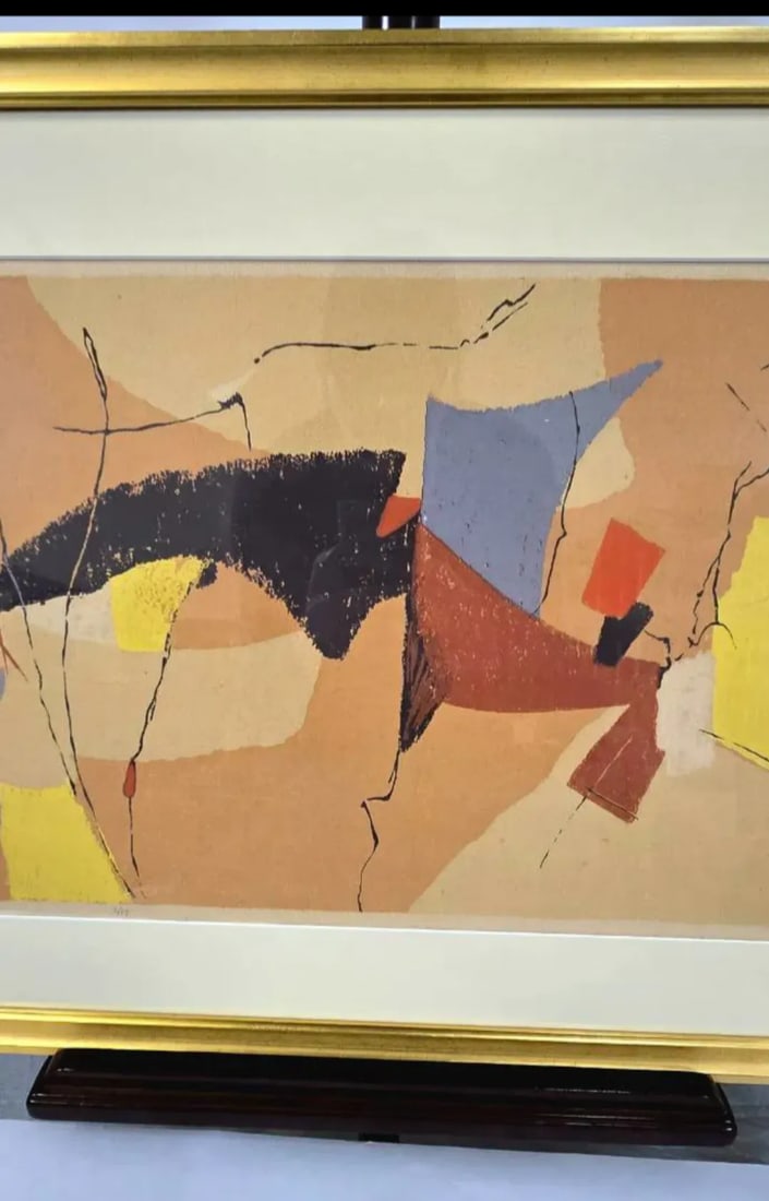 Philip Hicken, Abstract Serigraph, Signed and Numbered 2/19, C. 1970's - 6
