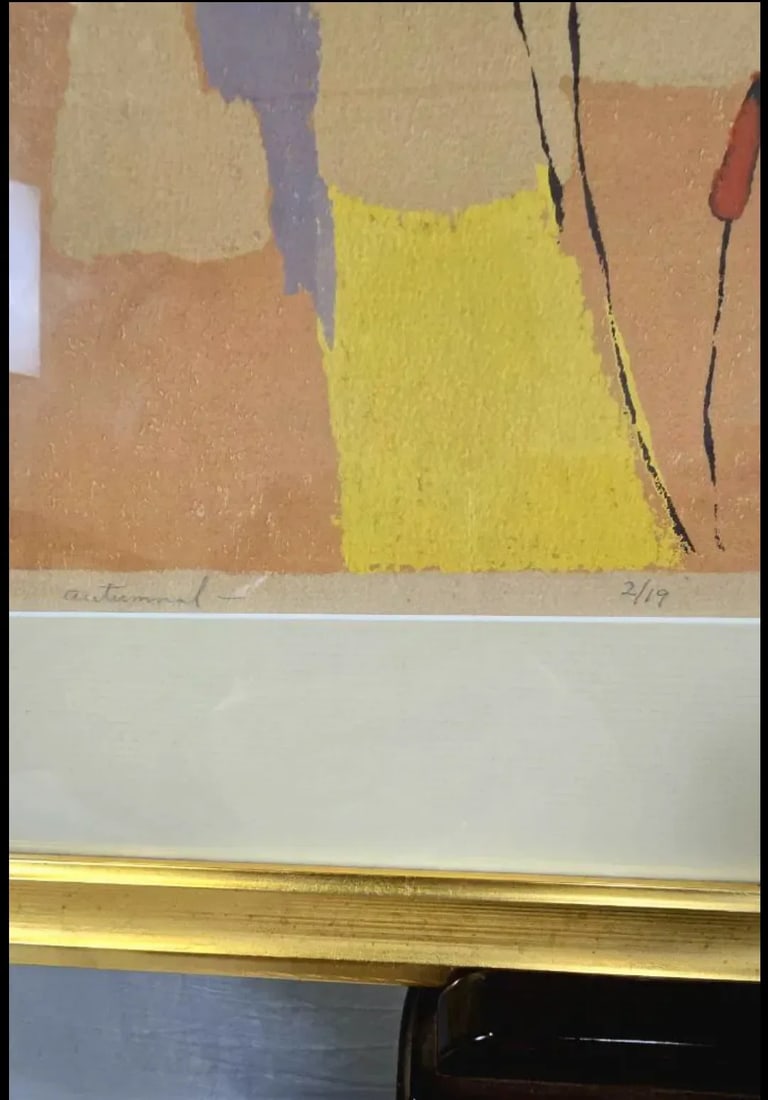 Philip Hicken, Abstract Serigraph, Signed and Numbered 2/19, C. 1970's - 7