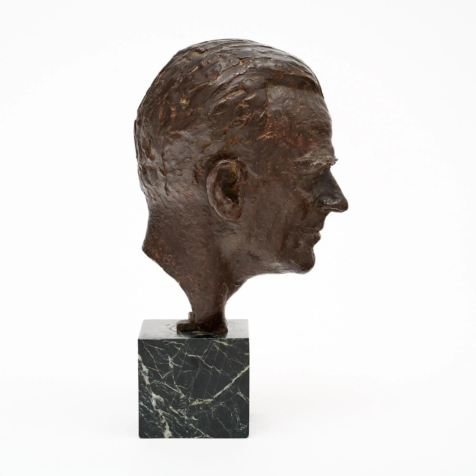 Art Deco Period French Bronze Bust - 5