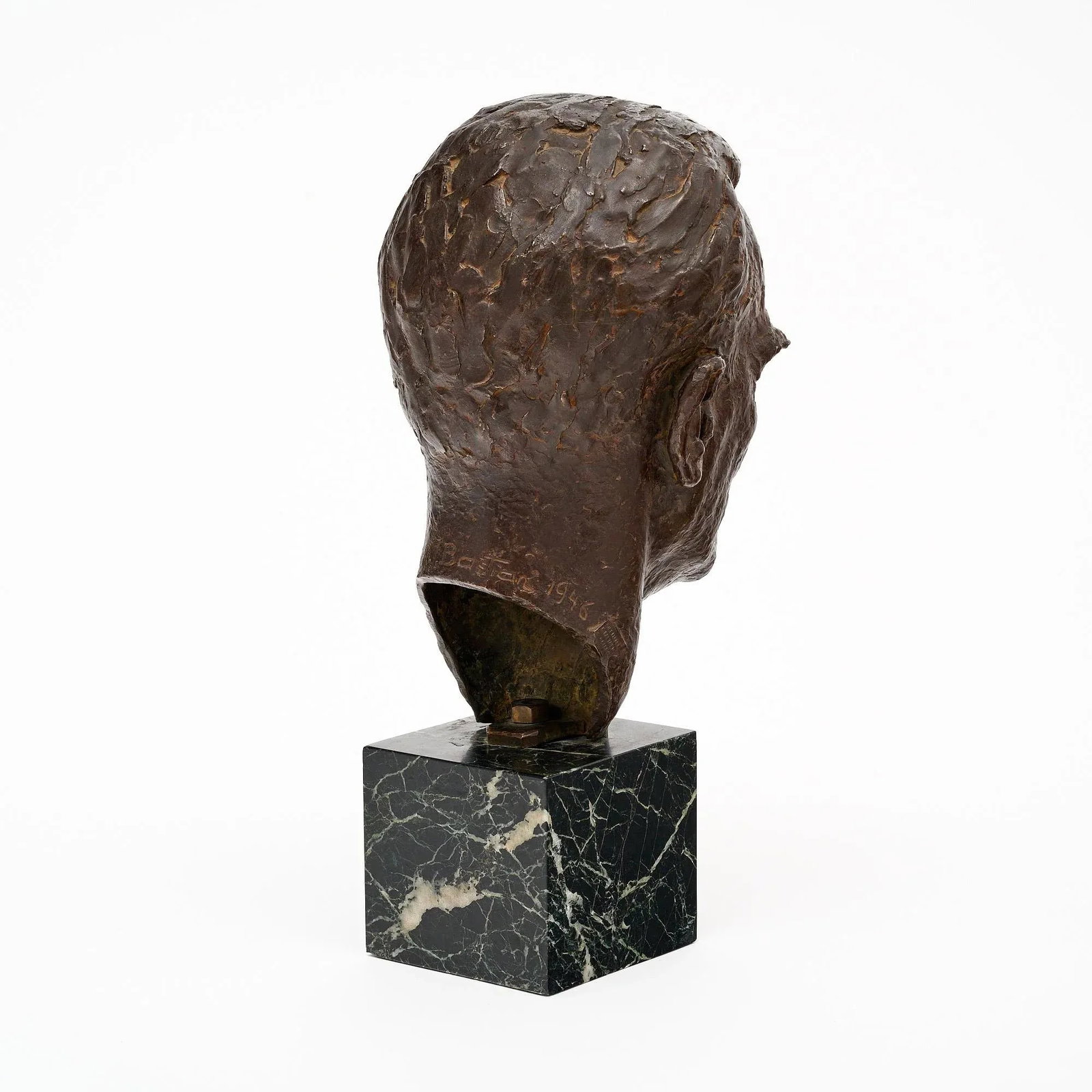 Art Deco Period French Bronze Bust - 7