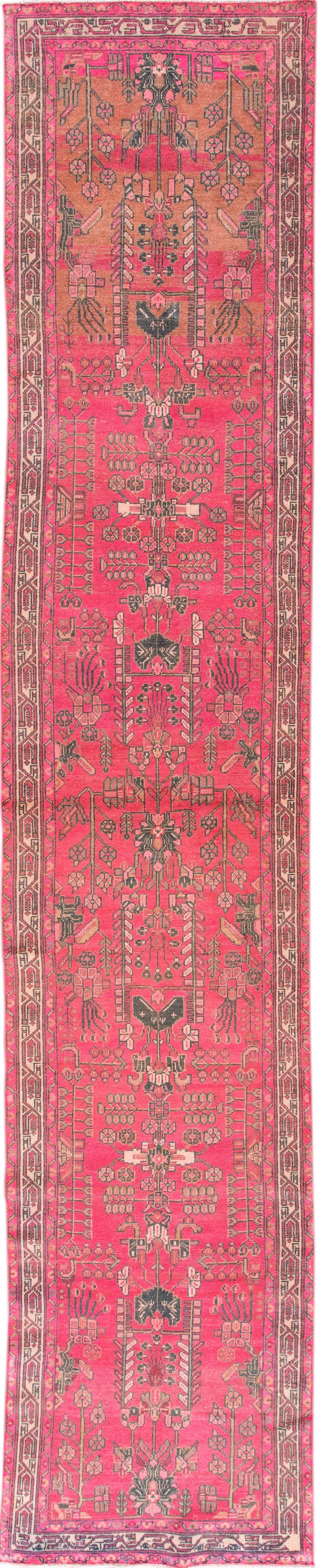 Early-20th Vintage Malayer Wool Runner Rug - 11