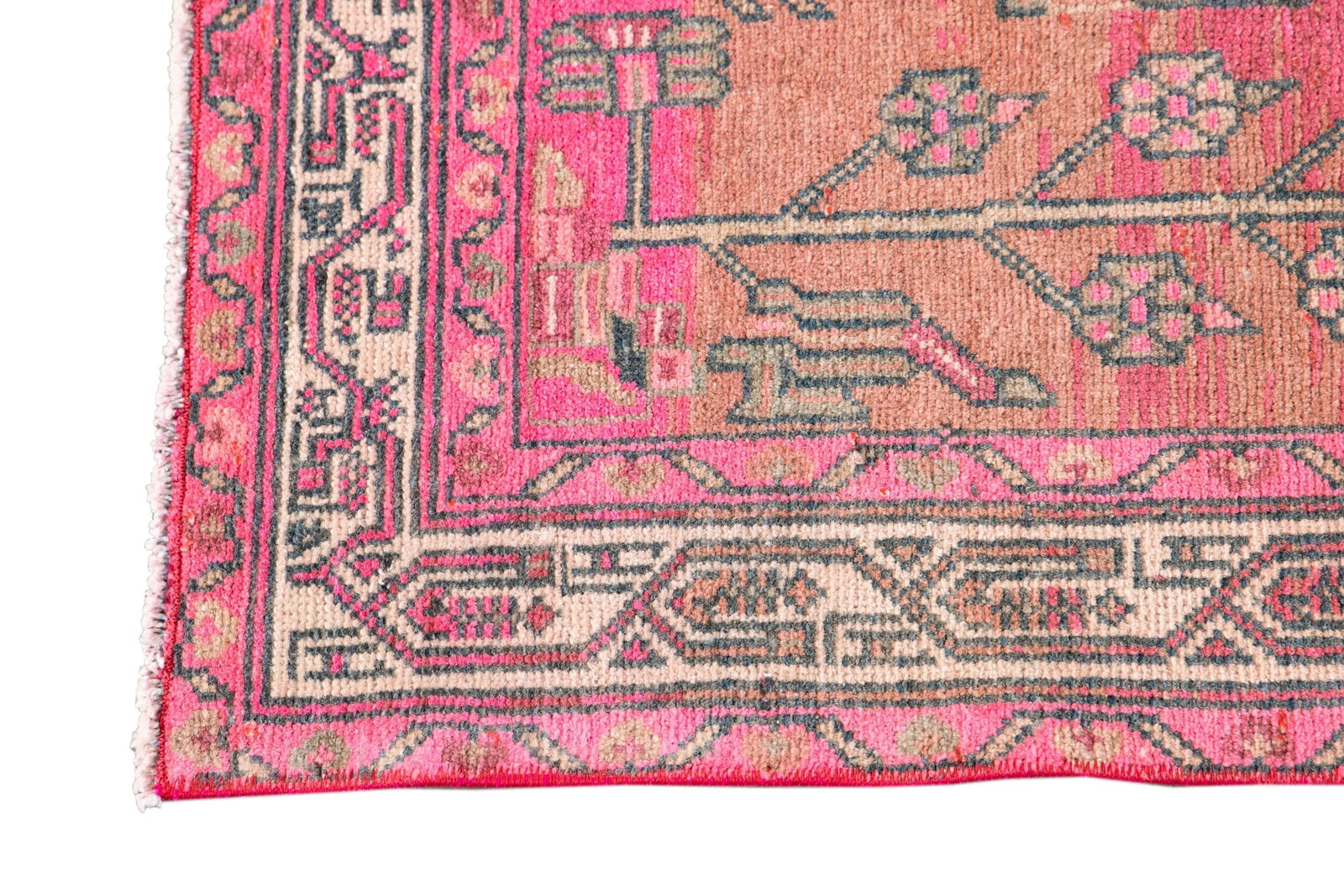 Early-20th Vintage Malayer Wool Runner Rug - 4