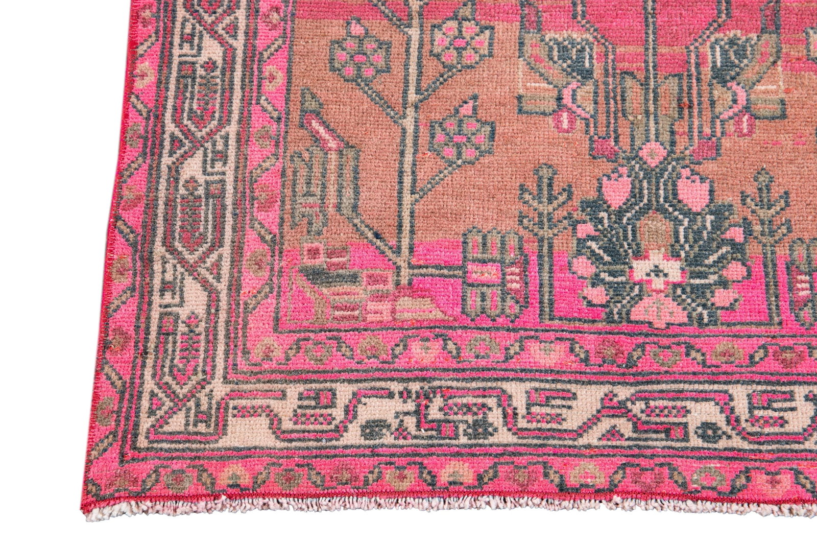Early-20th Vintage Malayer Wool Runner Rug - 6