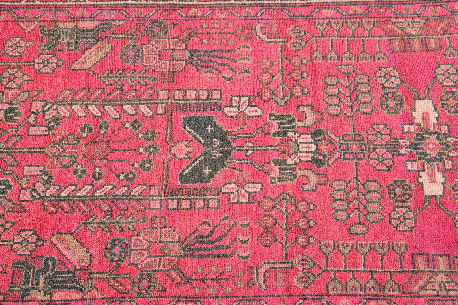 Early-20th Vintage Malayer Wool Runner Rug - 7