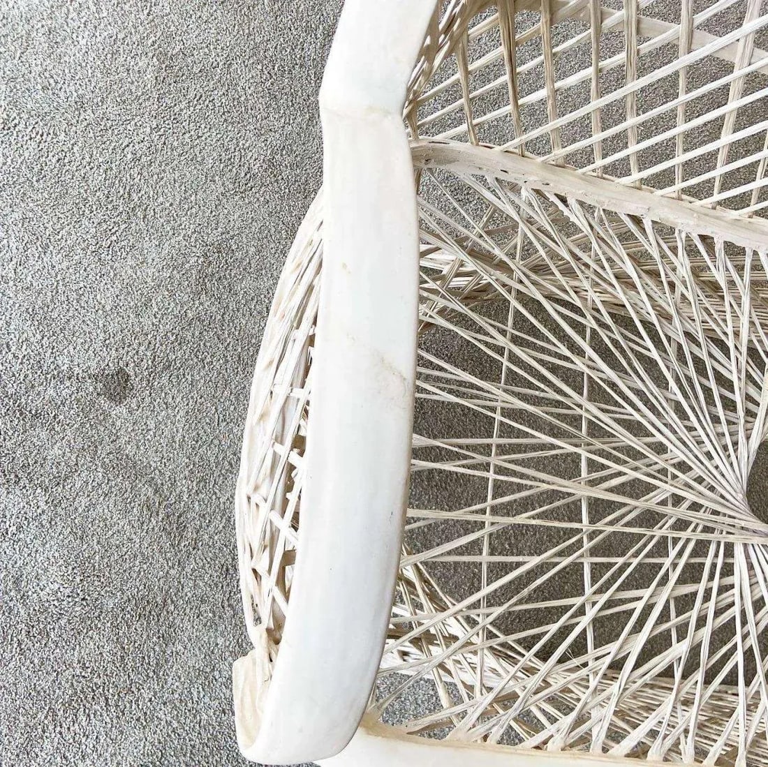 Mid Century Modern Spun Fiberglass Loveseat - 2