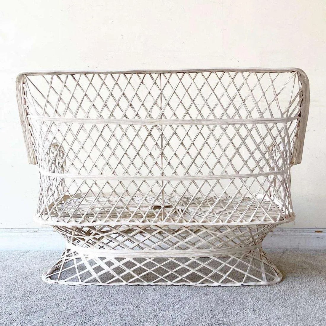 Mid Century Modern Spun Fiberglass Loveseat - 3