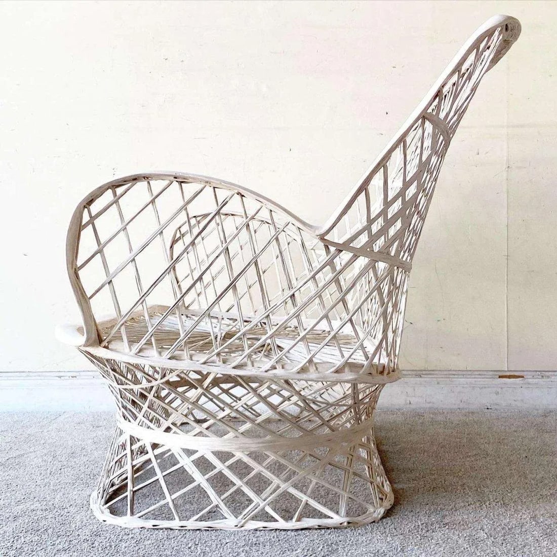 Mid Century Modern Spun Fiberglass Loveseat - 6