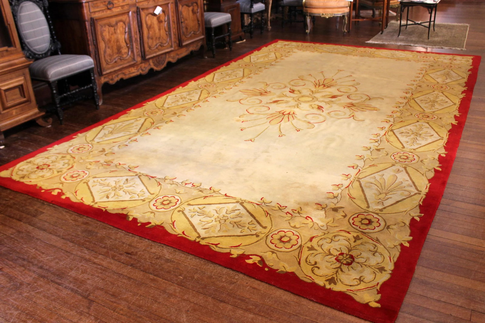 Mid 19th Century German Biedermeier Wool Rug - 3