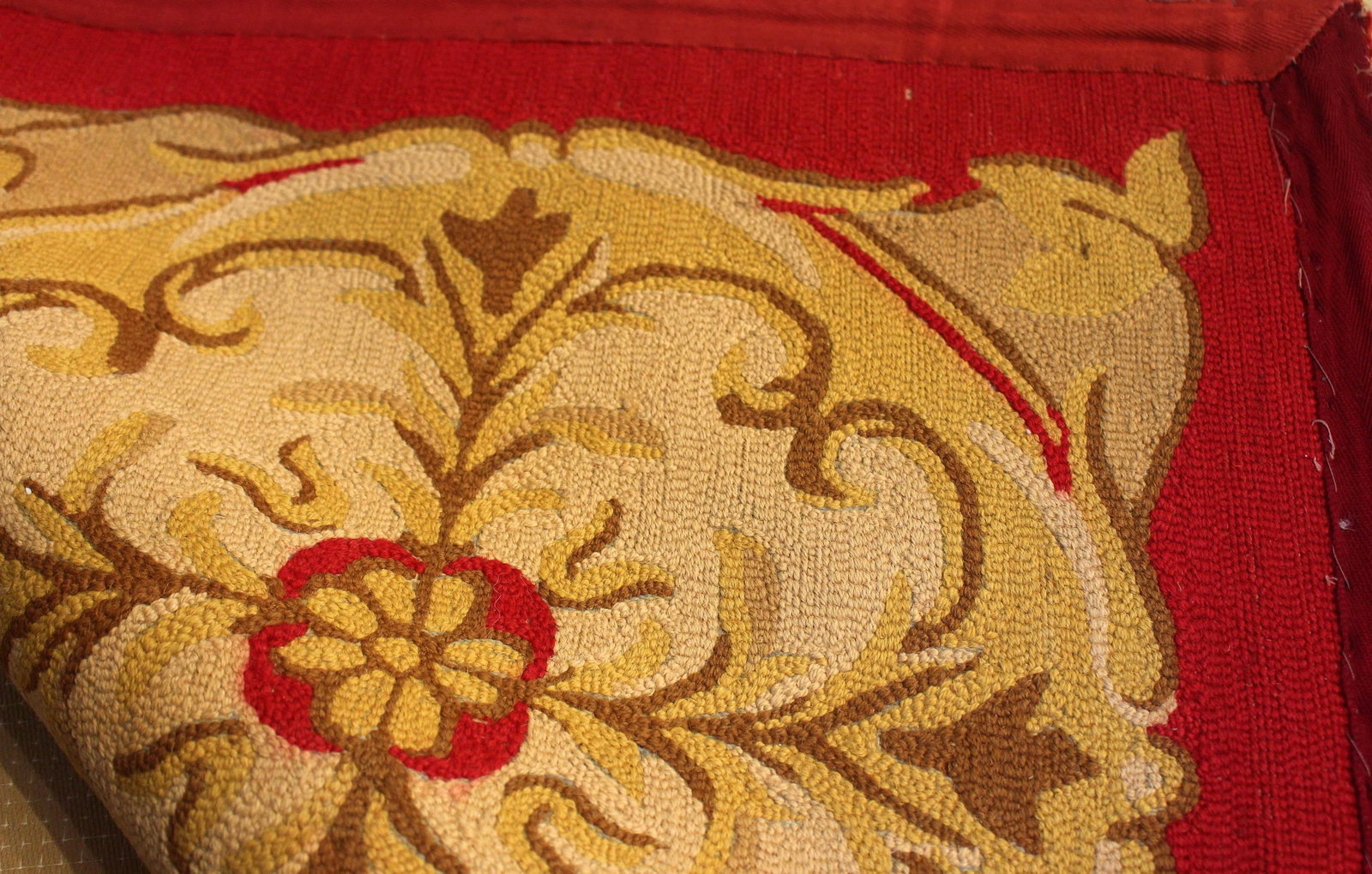 Mid 19th Century German Biedermeier Wool Rug - 5