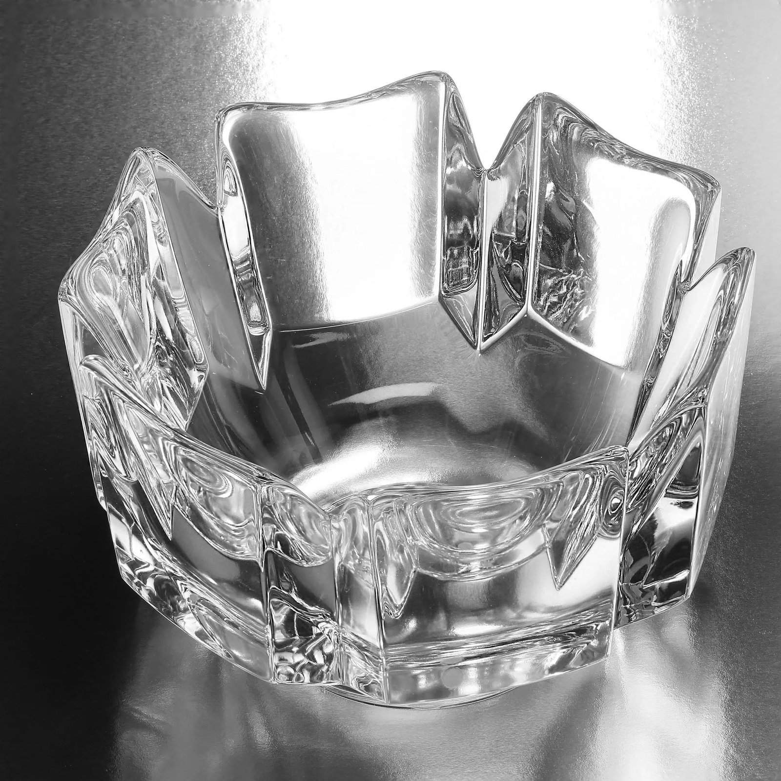 1970s Orrefors 'Corona' Crystal Bowl - 2