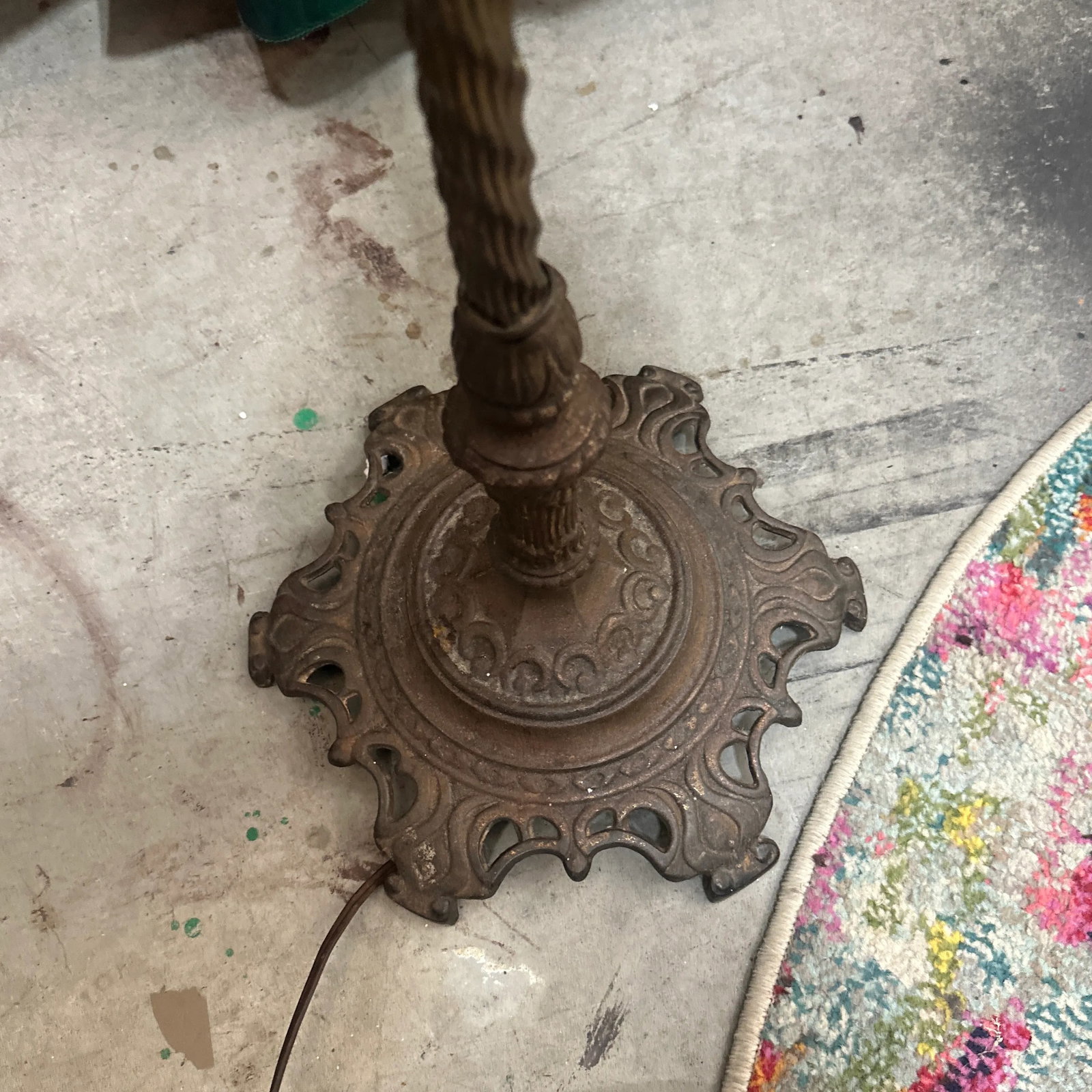 1970s Brass Floor Lamp - 7
