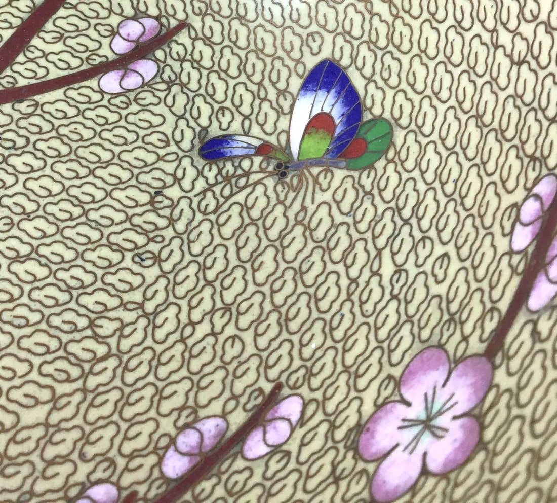 Vintage Cloisonne Decorative Bowl - 10