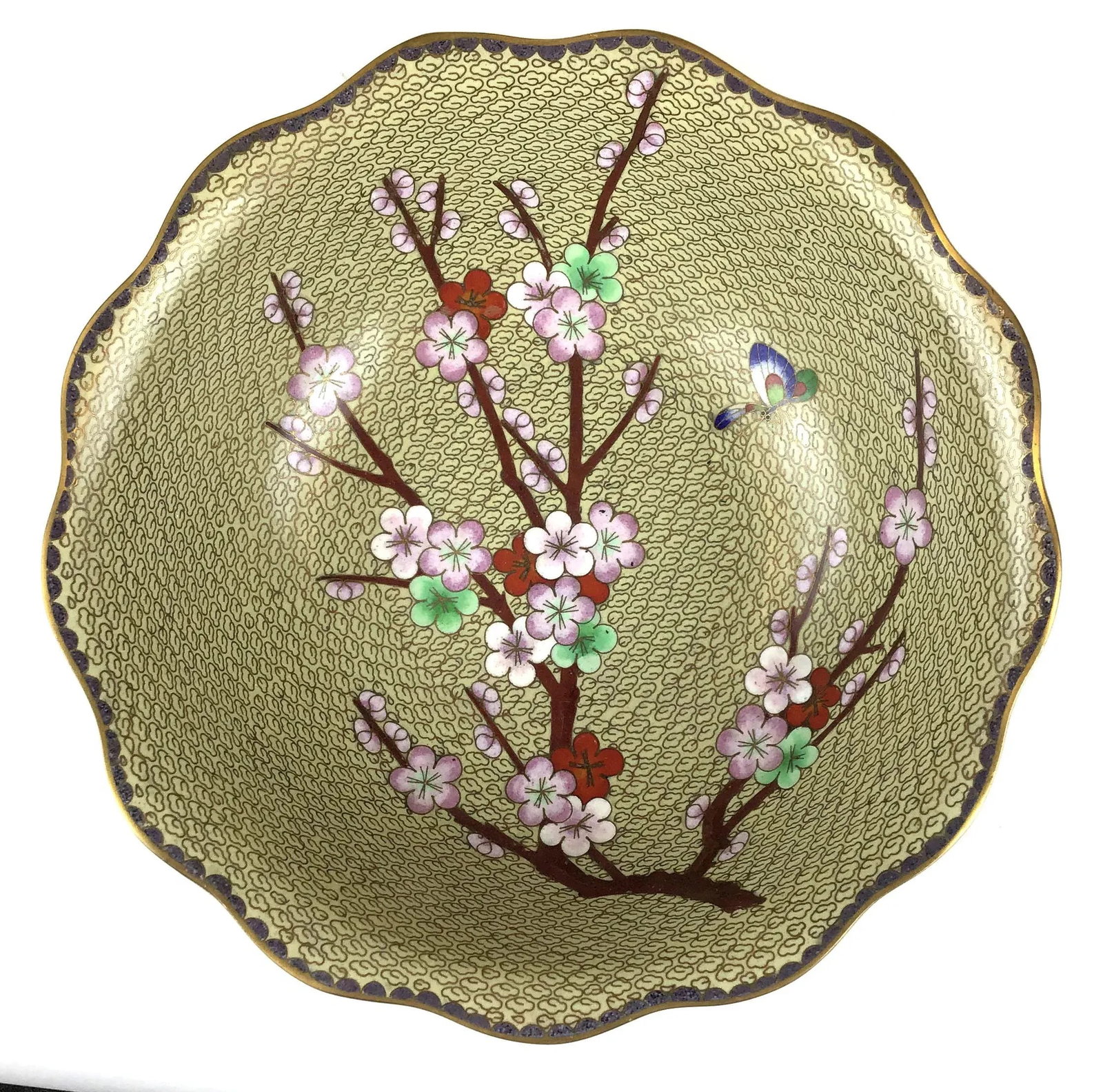 Vintage Cloisonne Decorative Bowl - 2