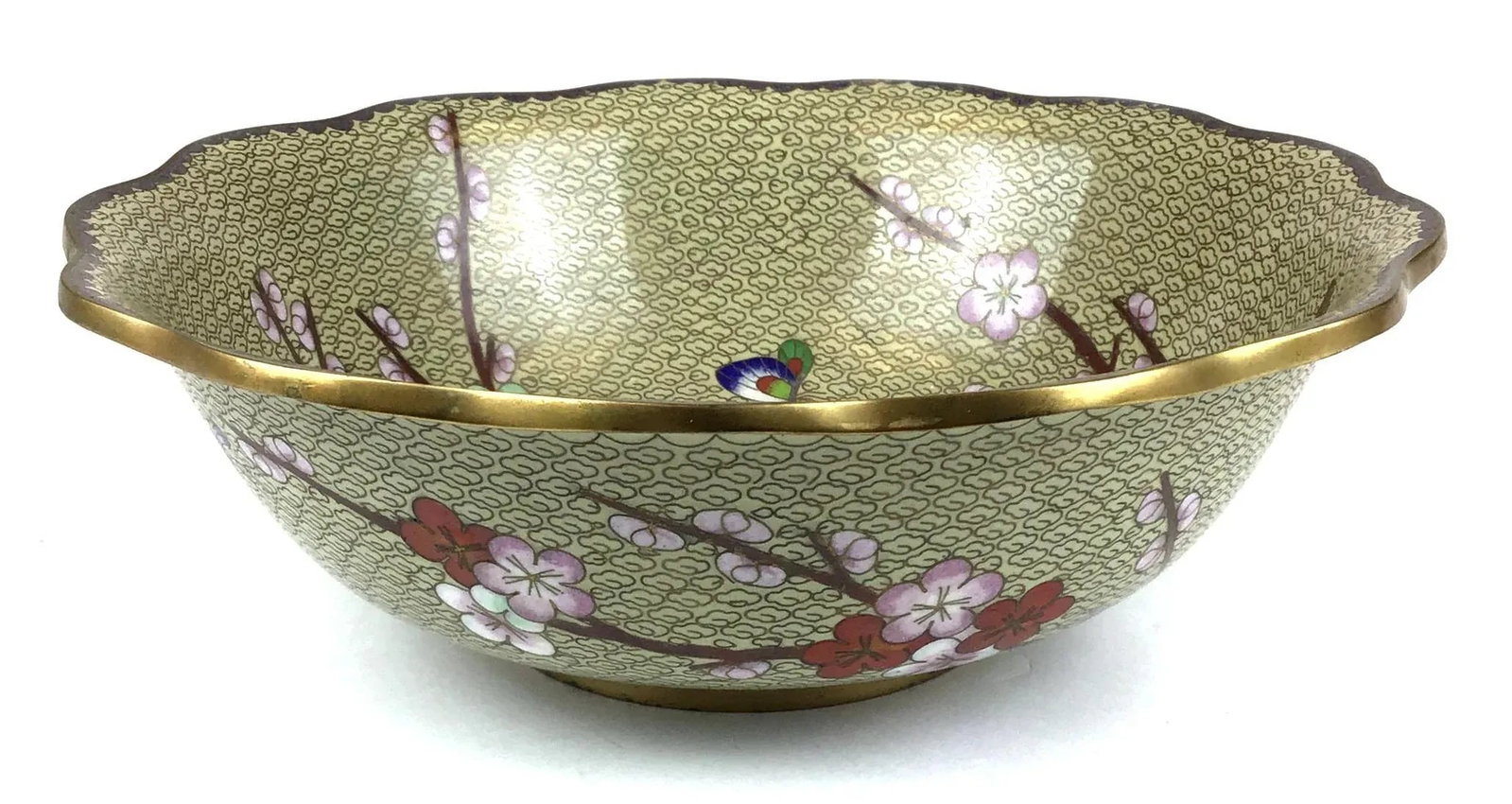 Vintage Cloisonne Decorative Bowl - 3