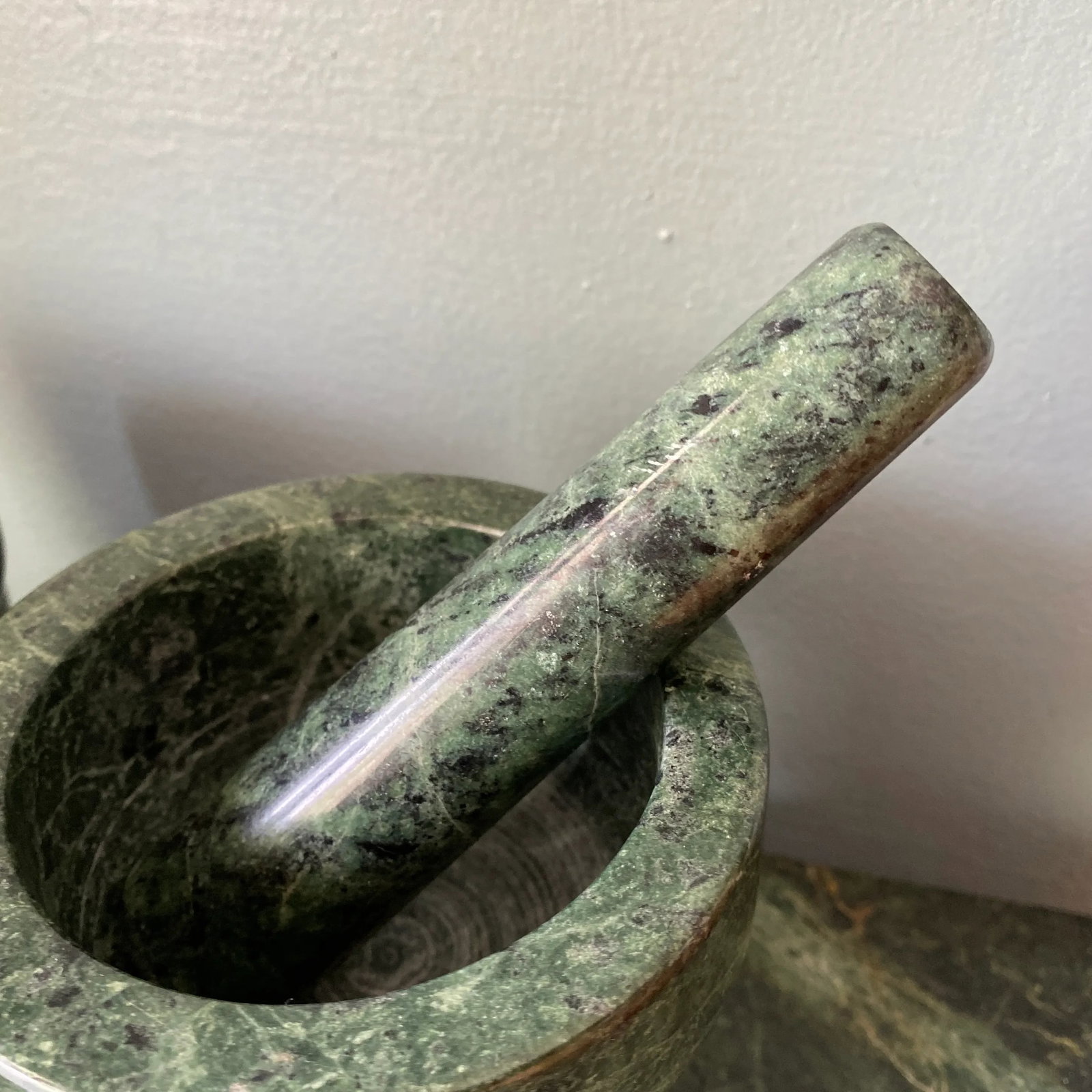 Green Mortar and Pestle Collection - 3 Piece Set - 3