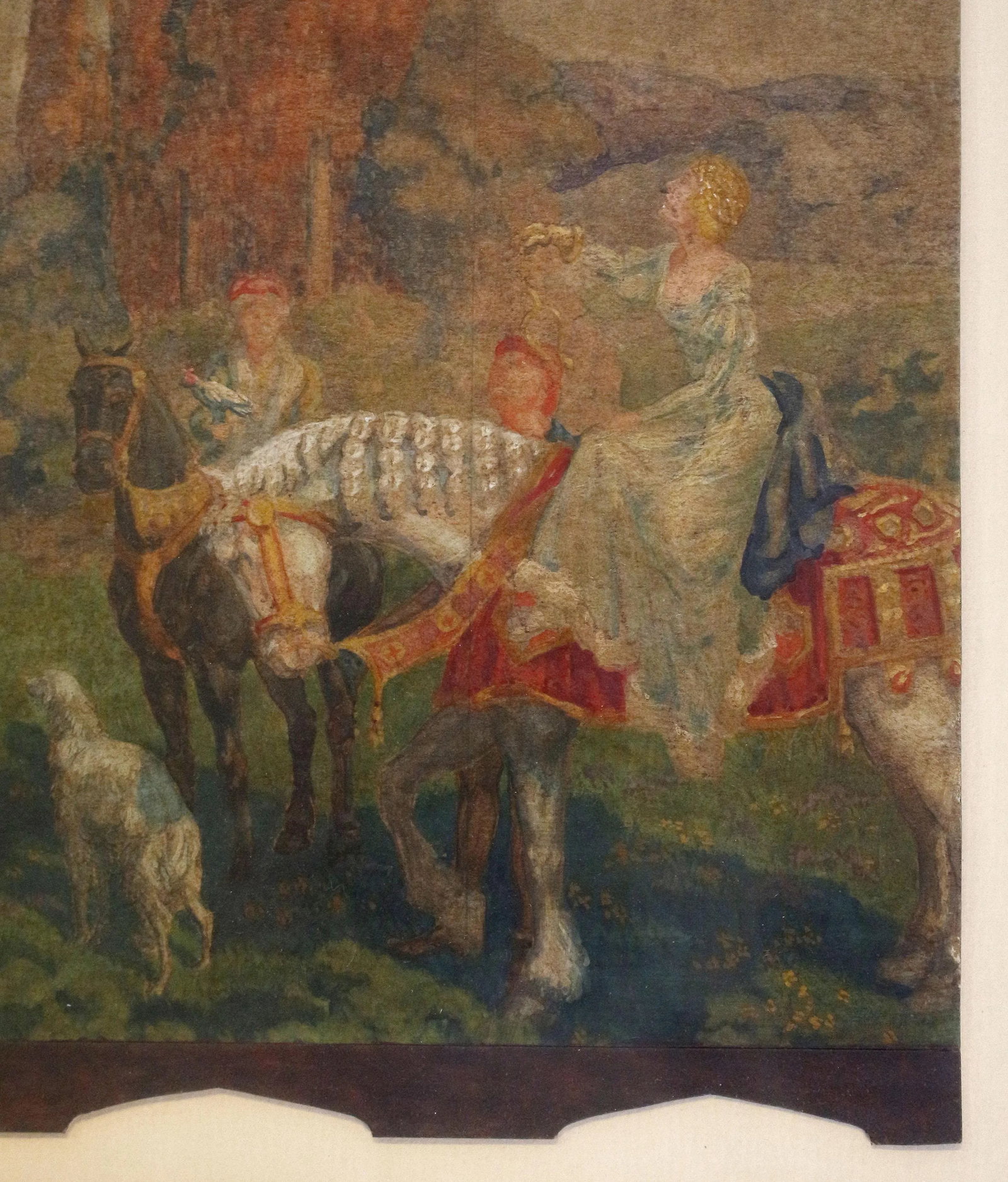 Mid-20th Century American Framed Painted Screen by Kenneth Steven MacIntire - 3