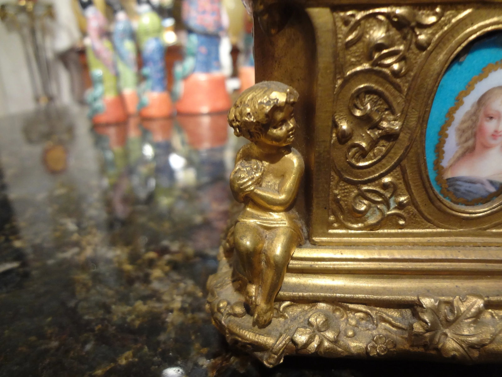19th Century French Bronze Jewel Casket - 2