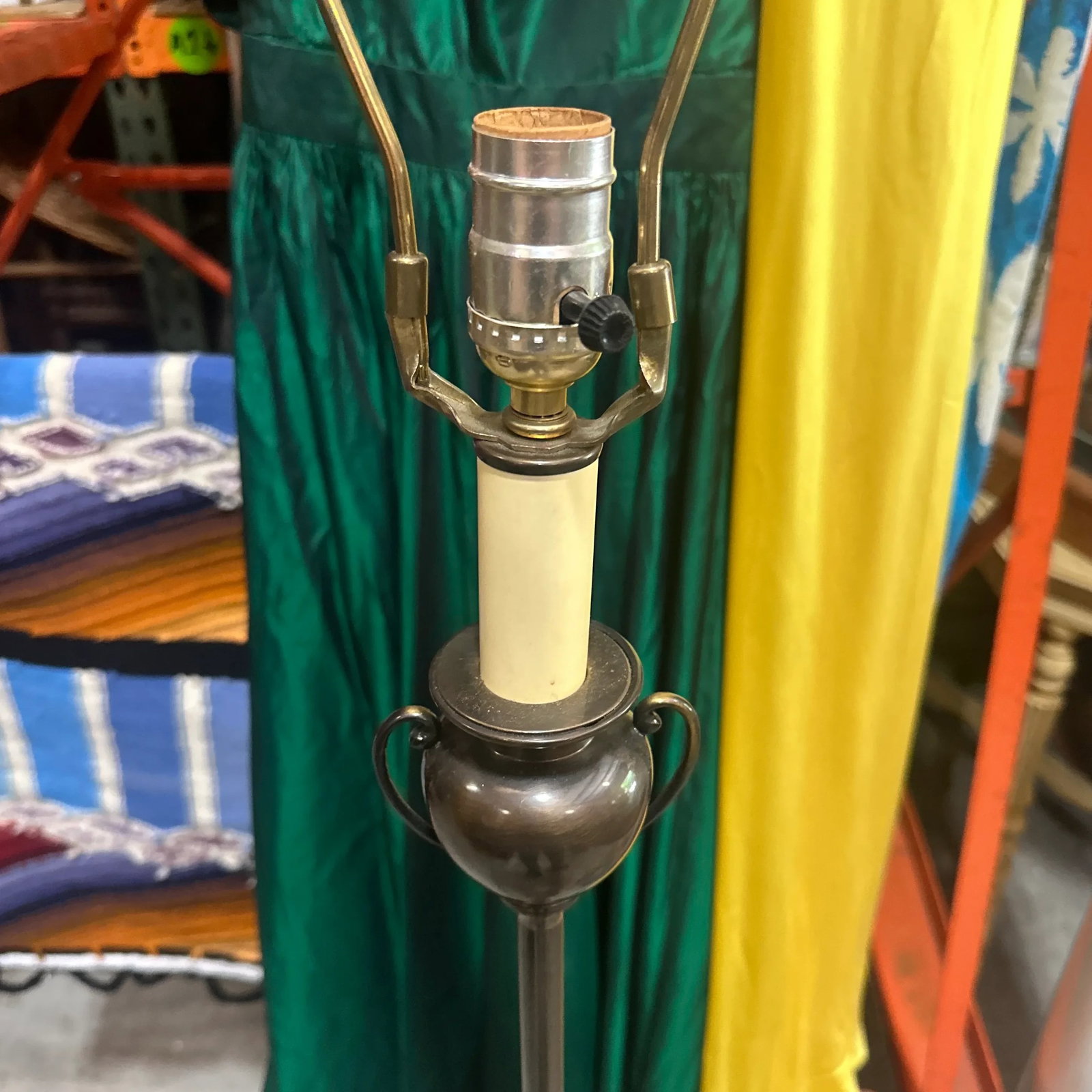 Vintage 1970s Gray Floor Lamp - 3
