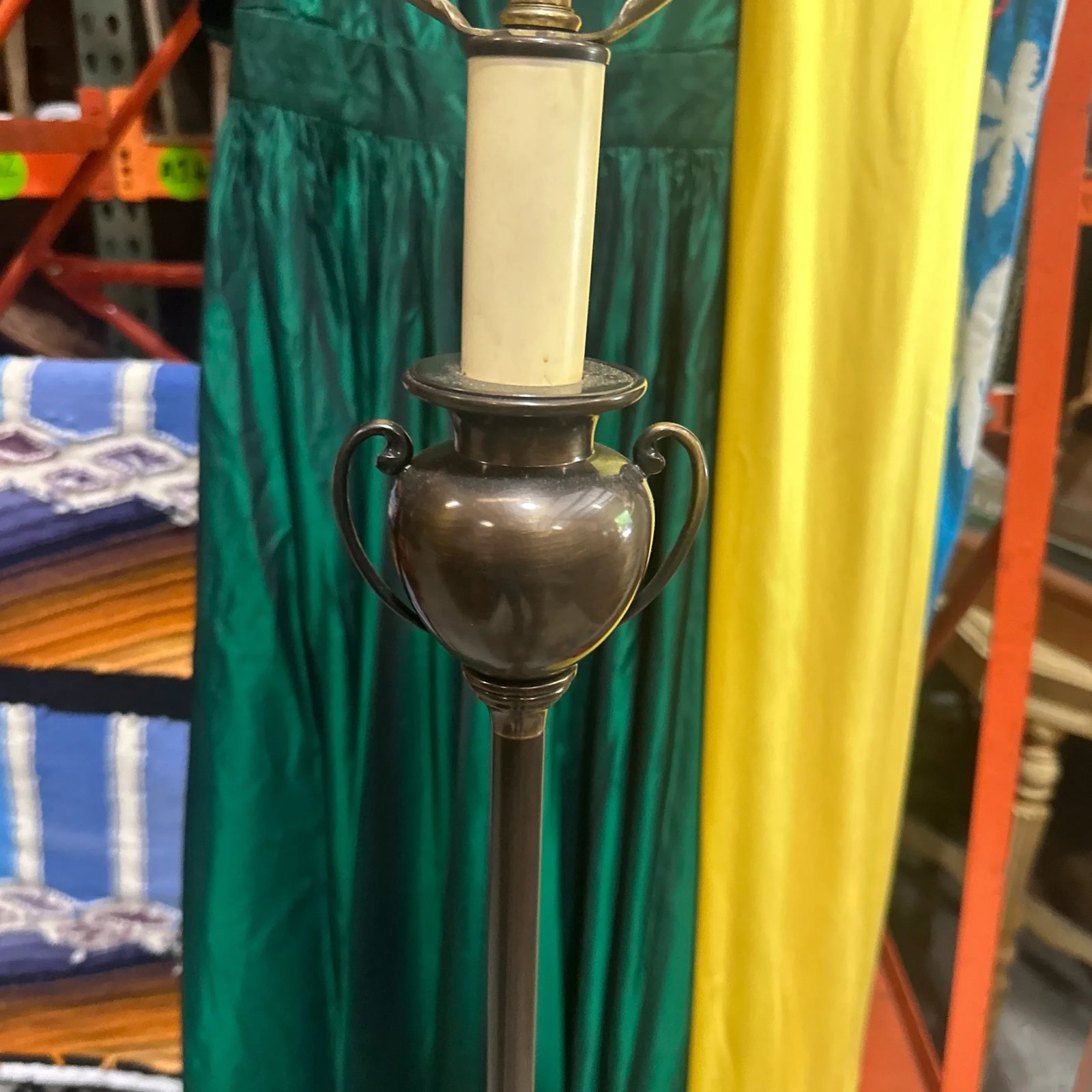 Vintage 1970s Gray Floor Lamp - 4