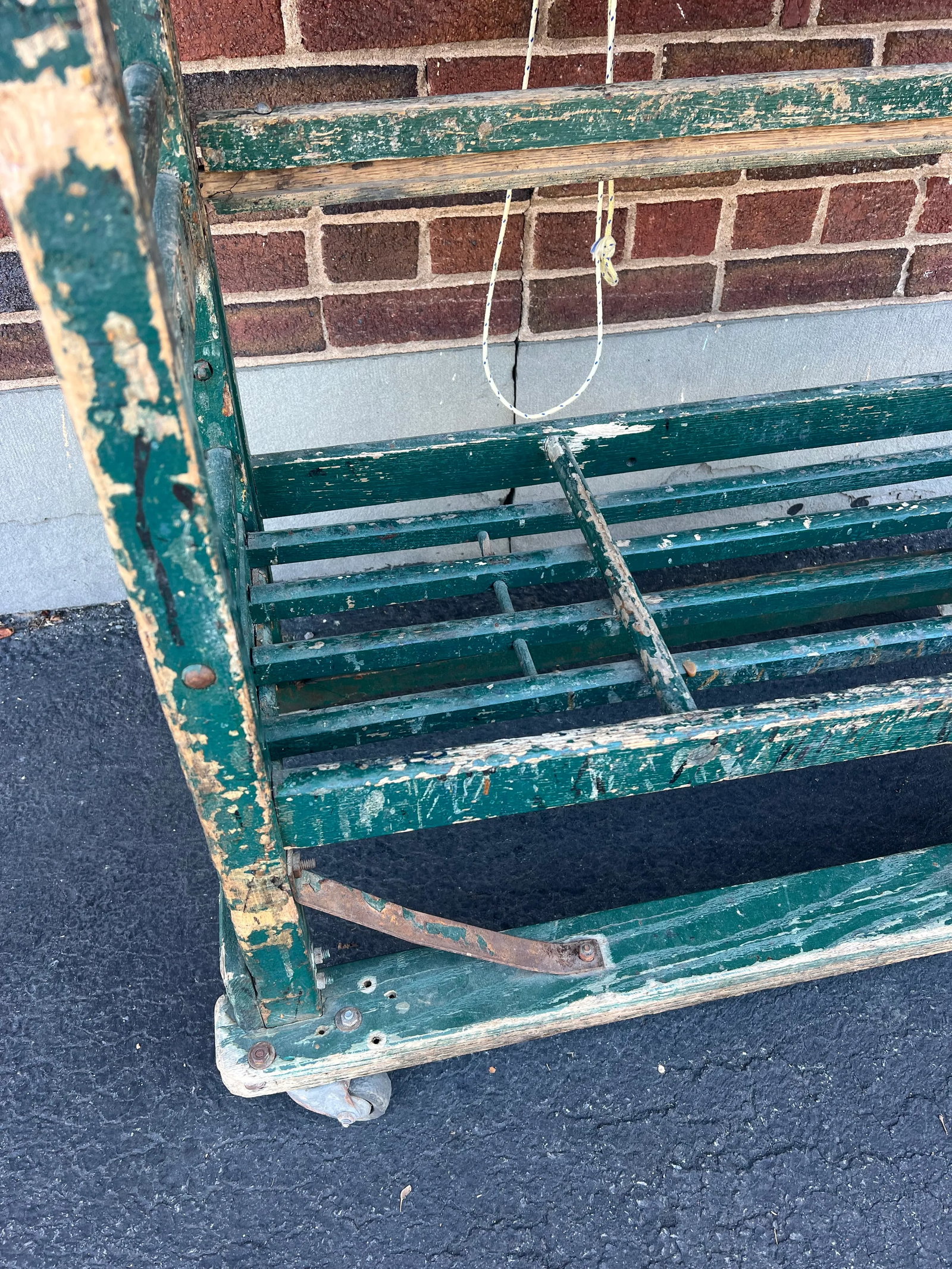 Antique Endicott Johnson Industrial Wooden Shoe Storage Rack Cabinet - 7