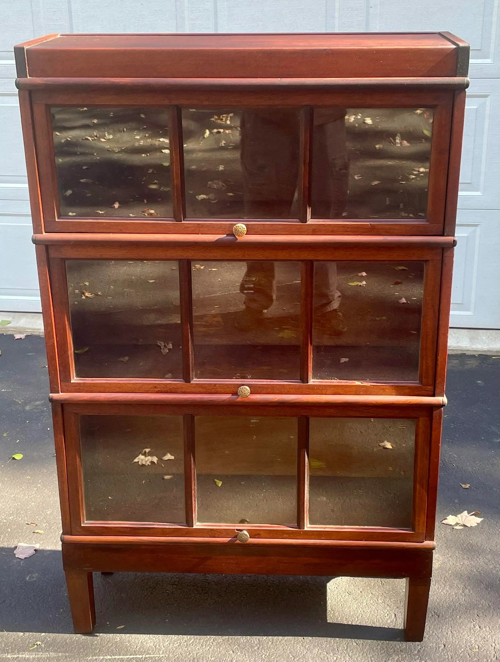 Antique Macey Arts and Crafts Barrister Bookcase - 12