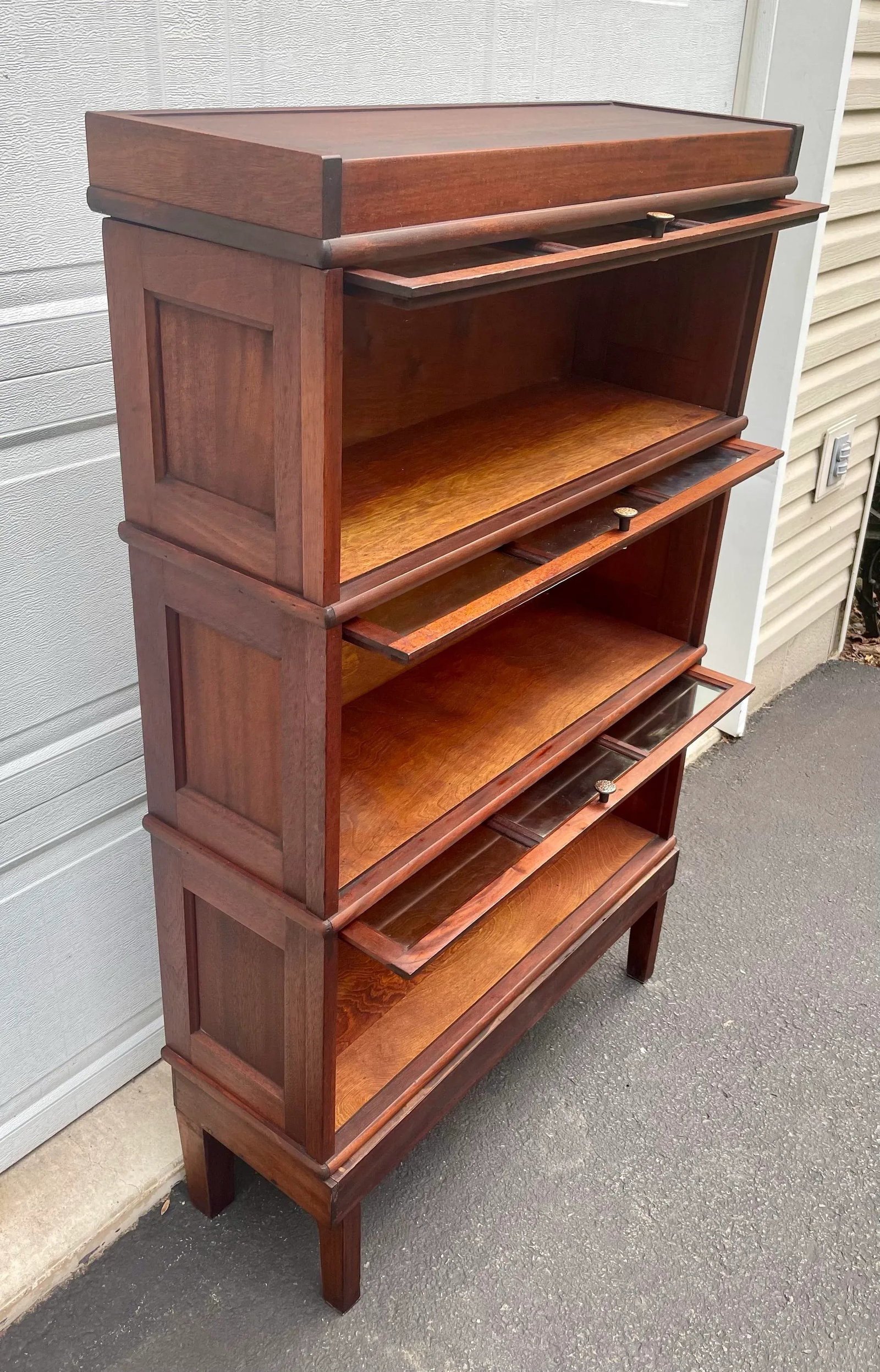 Antique Macey Arts and Crafts Barrister Bookcase - 5
