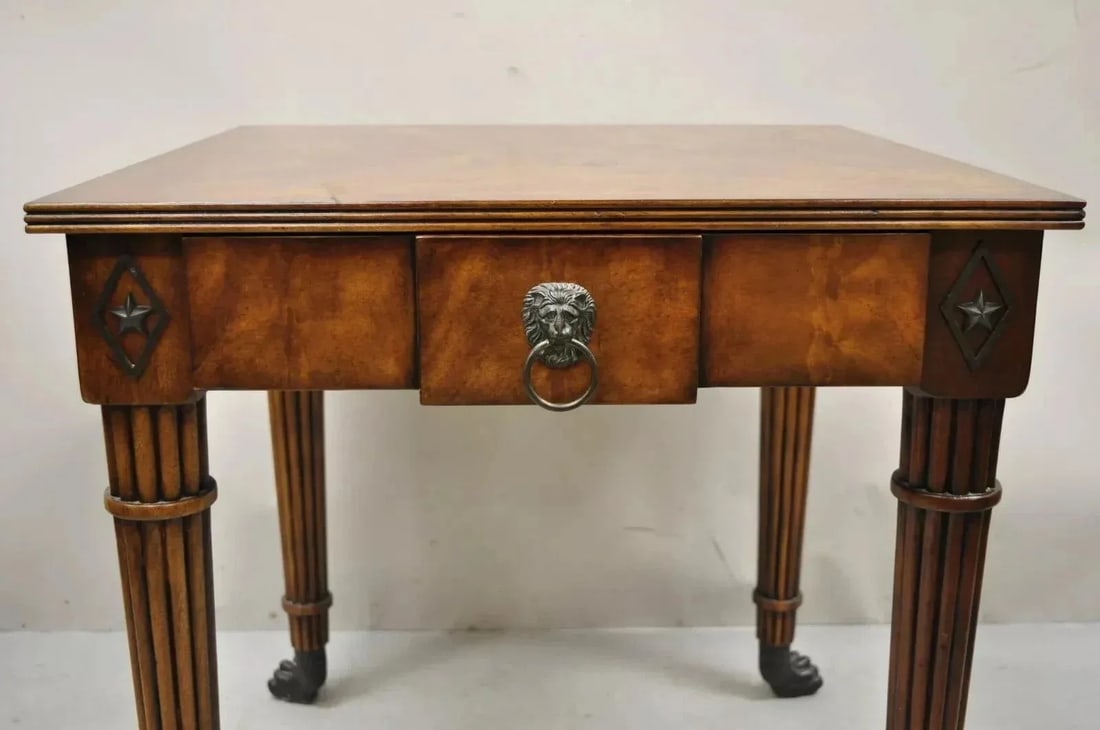 Theodore Alexander Althorp Regency Mahogany One Drawer Side Table a L50046 - 11