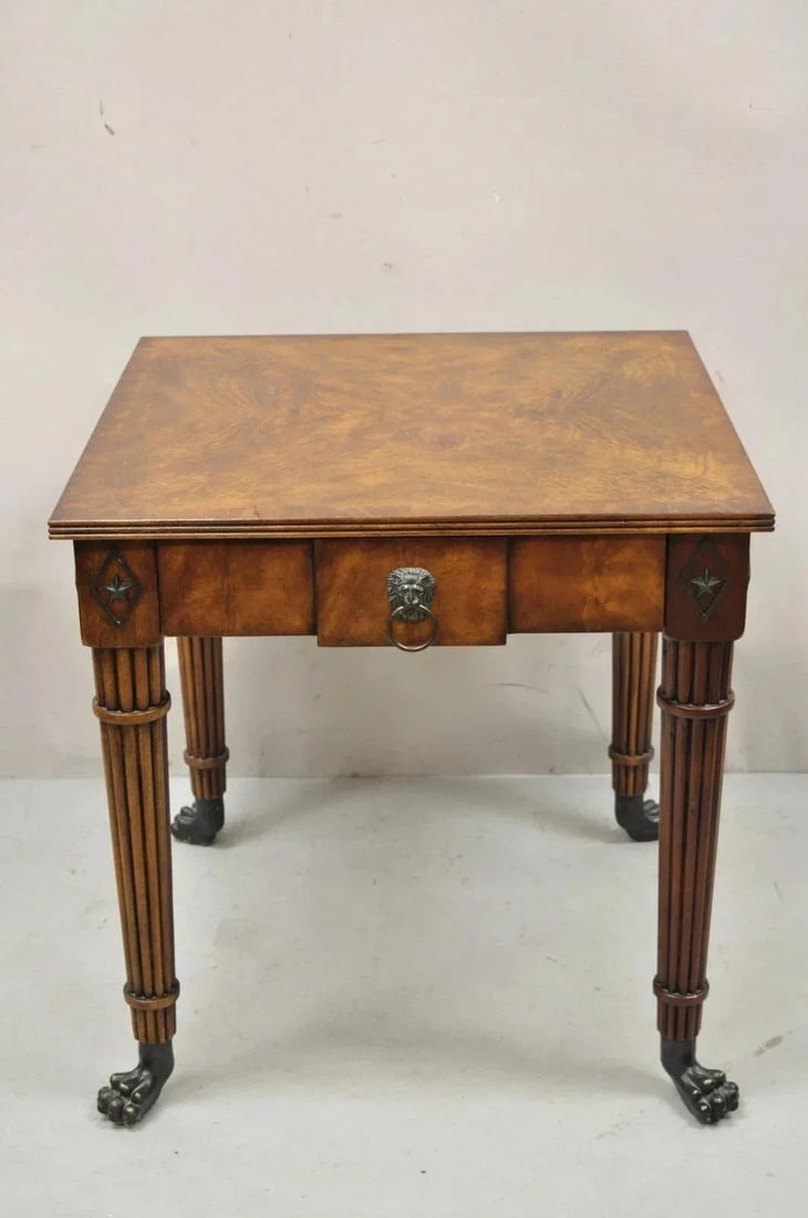Theodore Alexander Althorp Regency Mahogany One Drawer Side Table a L50046 - 12