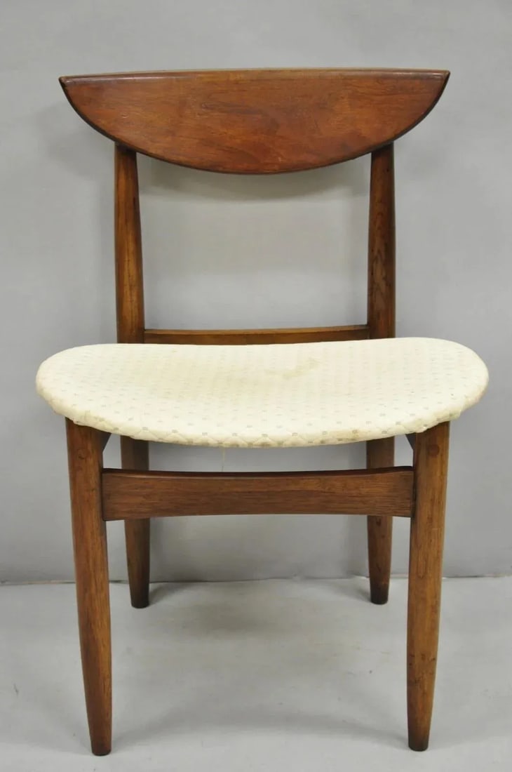 Vintage Lane Perception Mid Century Modern Walnut Dining Side Chair - 2