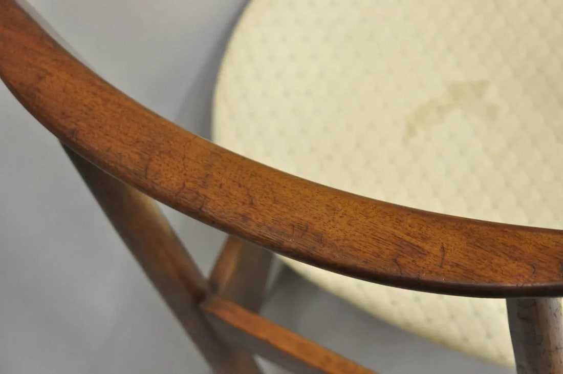 Vintage Lane Perception Mid Century Modern Walnut Dining Side Chair - 8