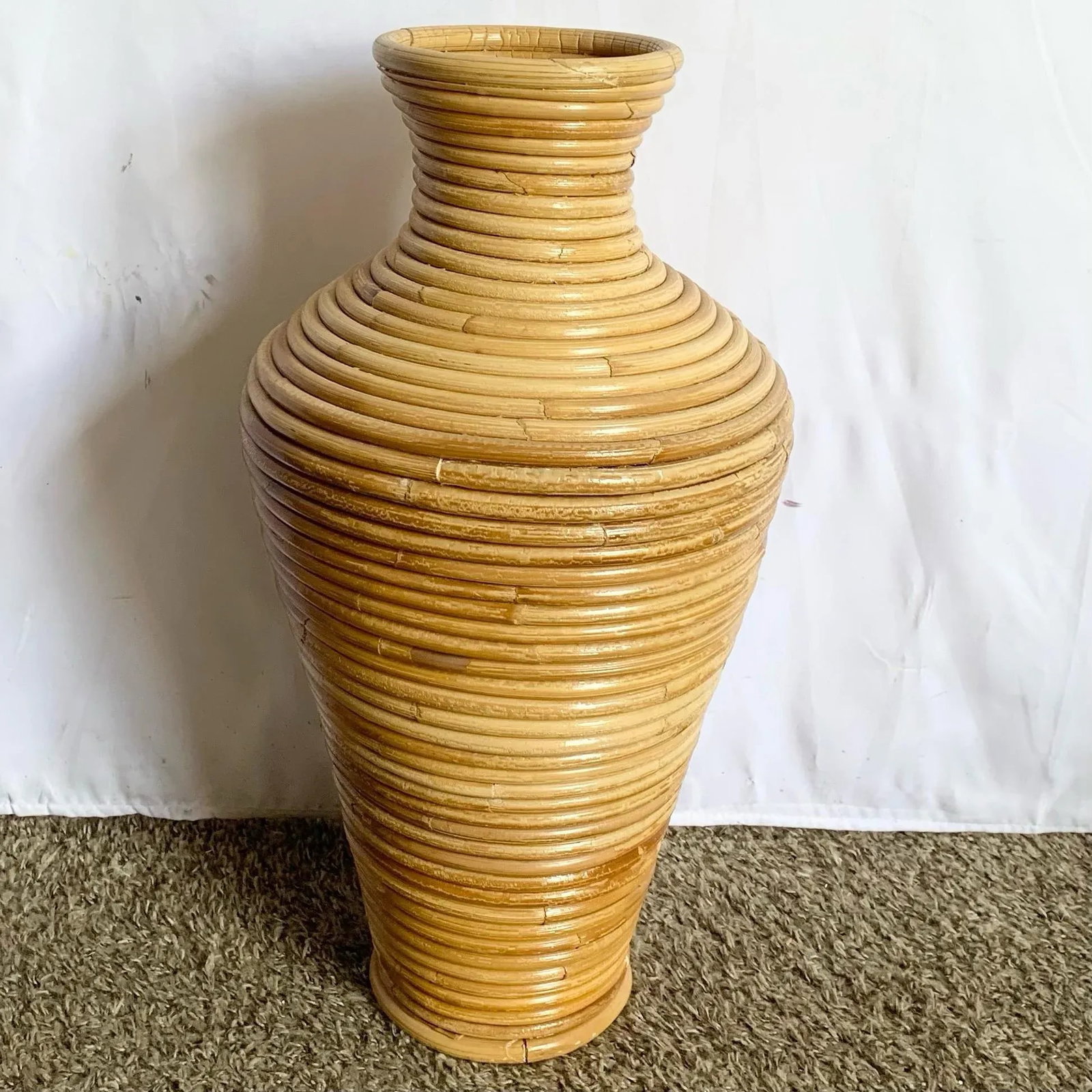 Boho Chic Pencil Reed Vases - Set of 2 - 3