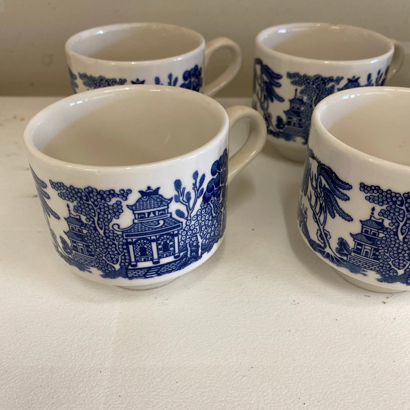 1970s English Chinoiserie Tea Cups - Set of 9 - 7