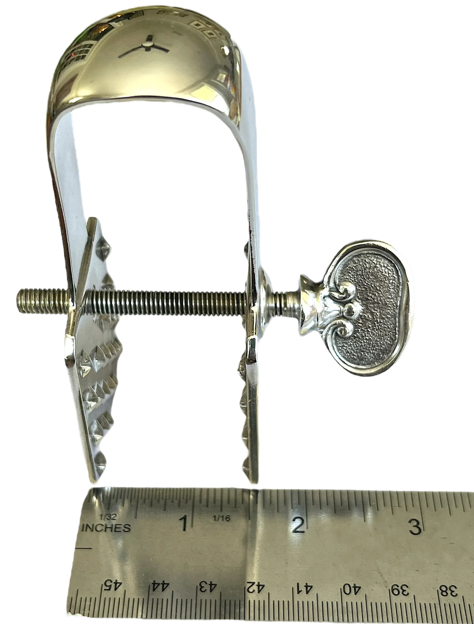 1990s Broggi Milano Classica Parmesan Cheese Tongs Holder Silver Plated Nickel - 5