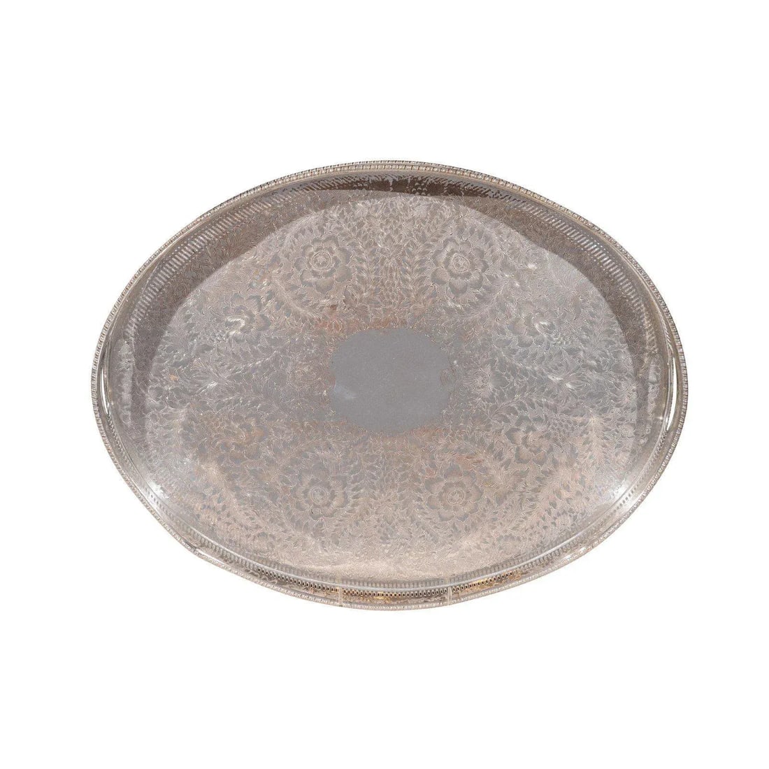 Early 20th Century English Edwardian Period Silverplate Tray - 13
