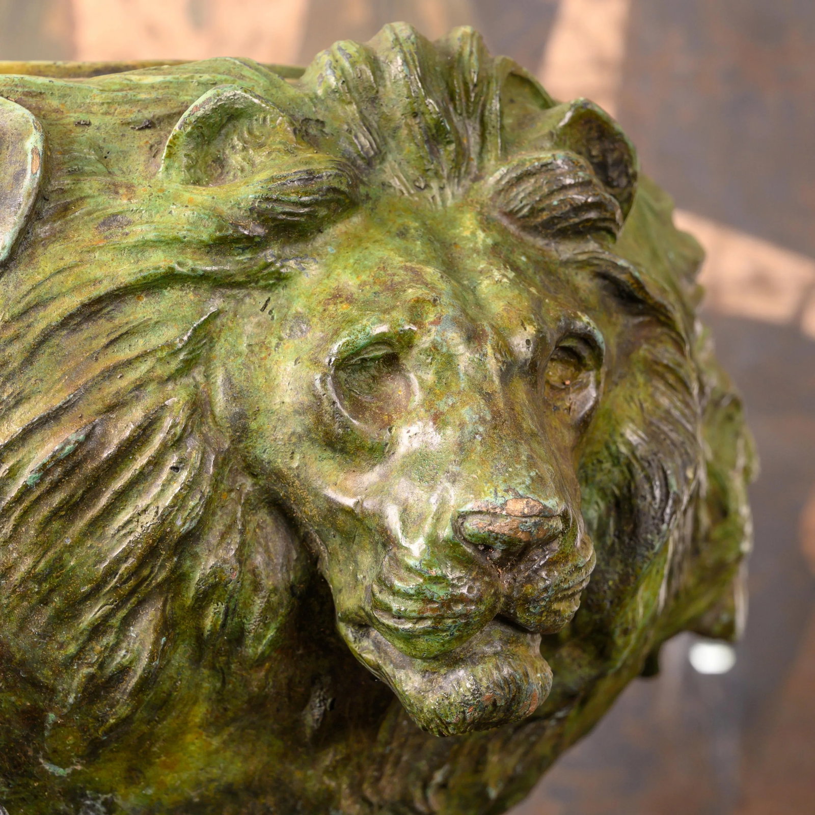 A Japanese Bronze "Animal" Jardiniere - 8
