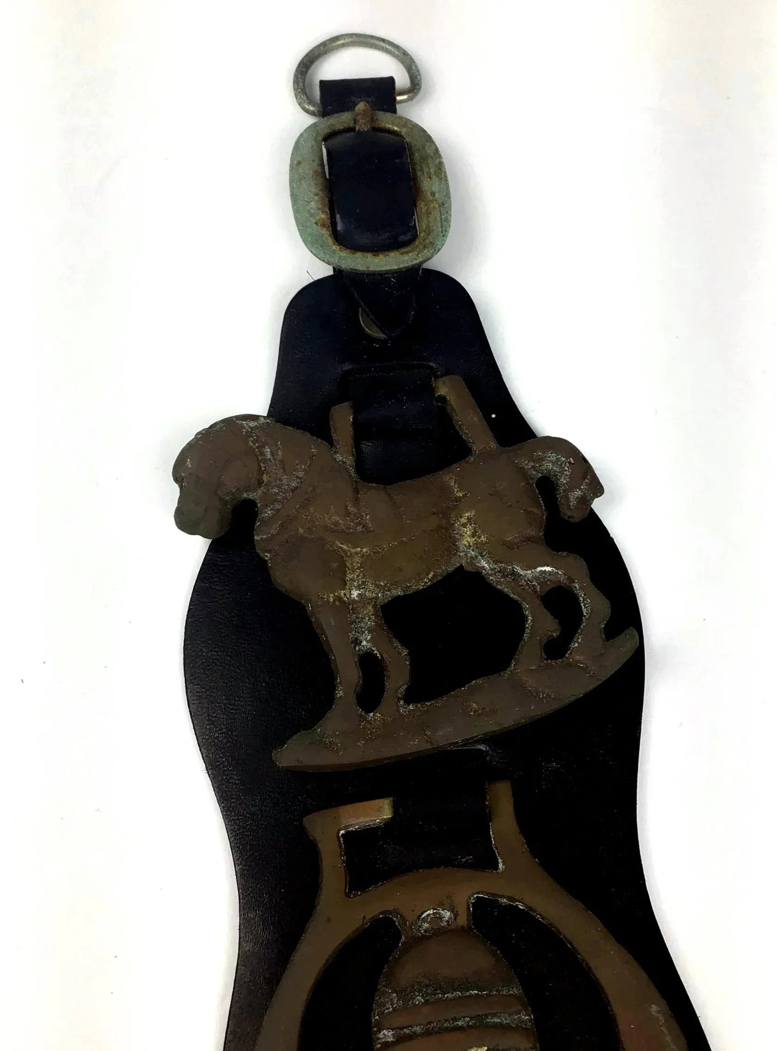 Leather & Brass Civil War Saddle Accessory - 3