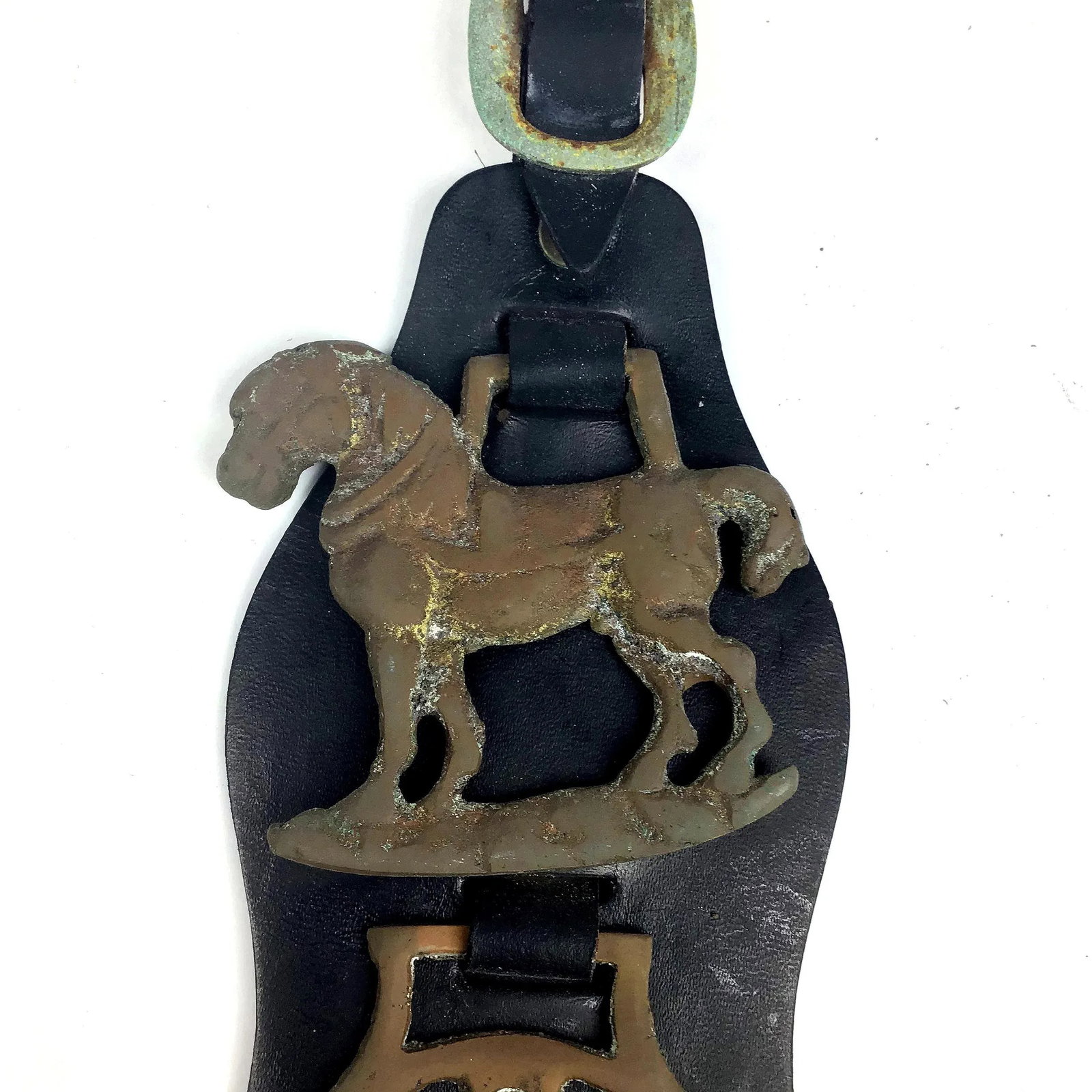 Leather & Brass Civil War Saddle Accessory - 5